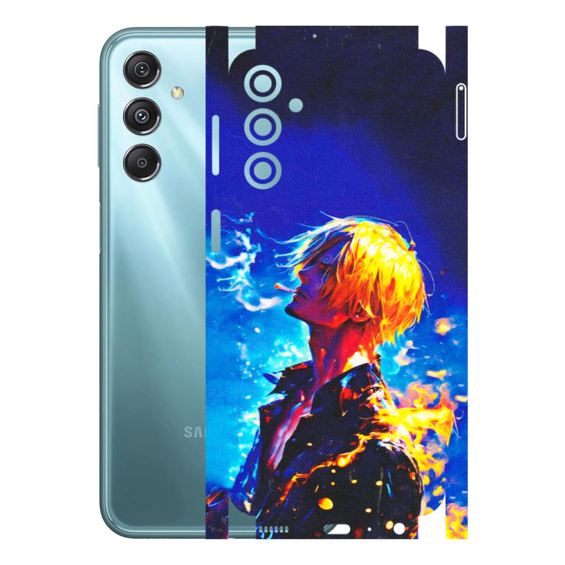 Samsung M/F/Note/Flip and C Phone Skins (All Models) - Sanji Vinsmoke One Piece - 3D Embossed Finish (L-319) Samsung Galaxy M34 (5G)