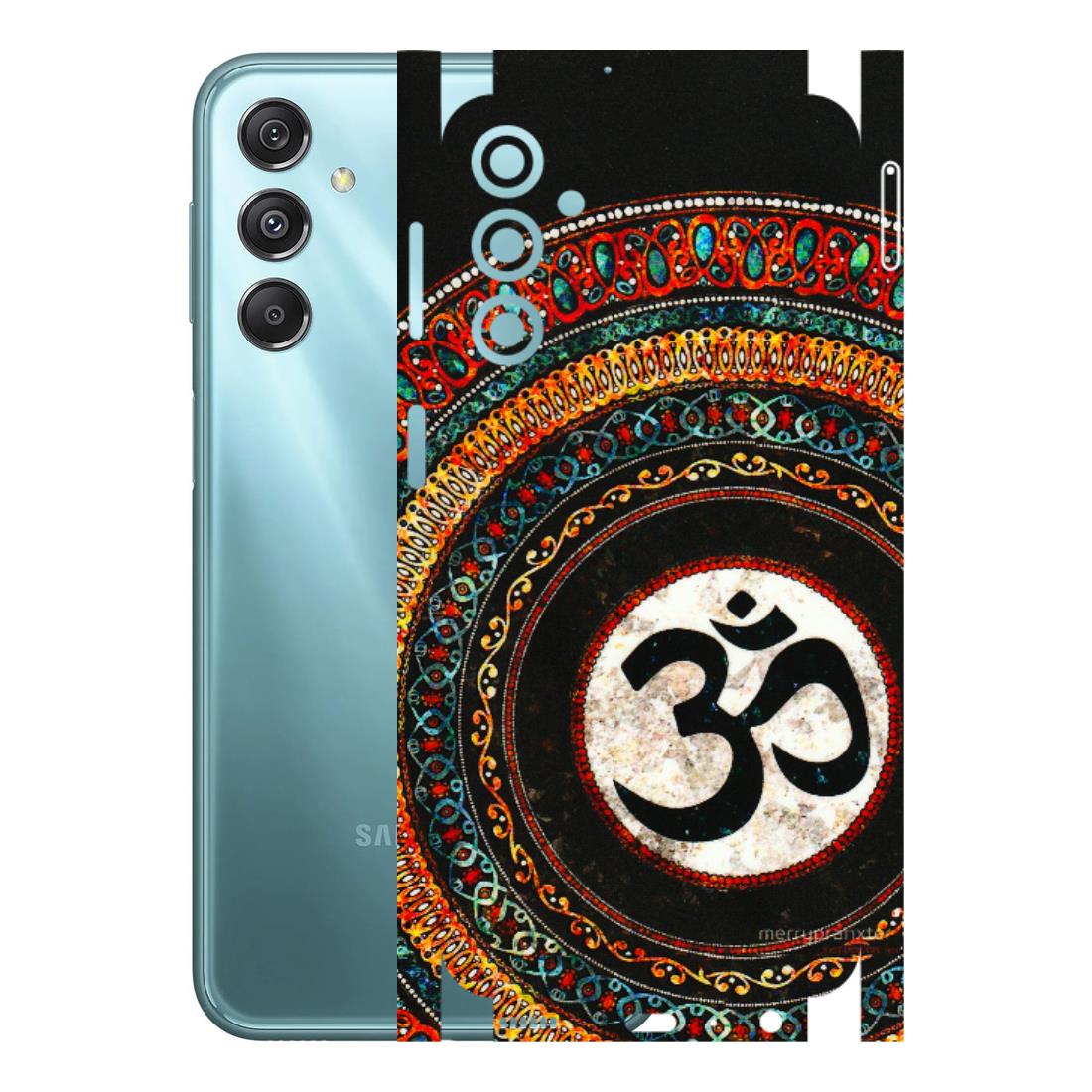 Samsung M/F/Note/Flip and C Phone Skins (All Models) - Aum Chant Abstract - 3D Embossed Finish (L-42) Samsung Galaxy M34 (5G)