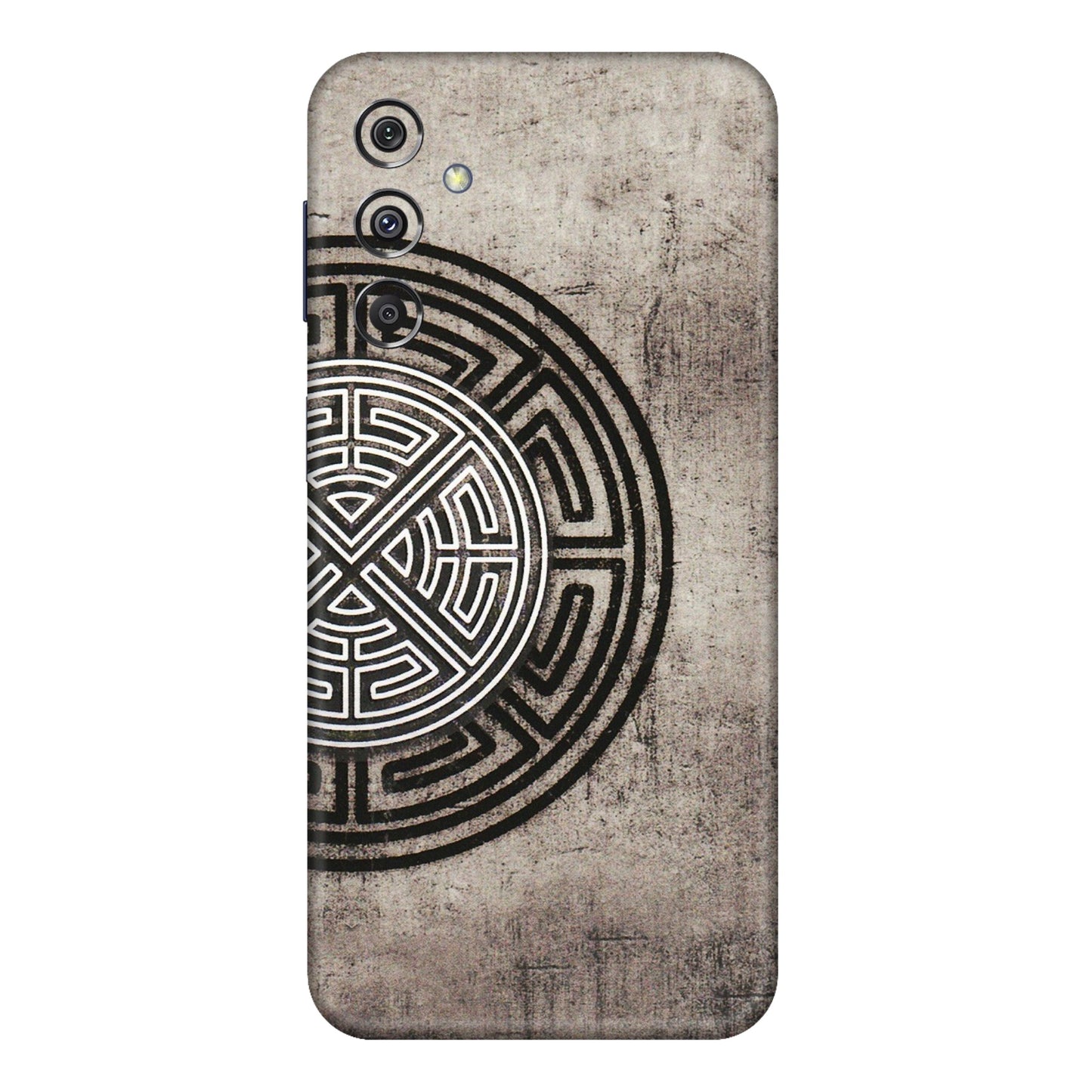 Samsung M/F/Note/Flip and C Phone Skins (All Models) - Mysterious Circular Design - 3D Embossed Finish (L-63) Samsung Galaxy M34 (5G)
