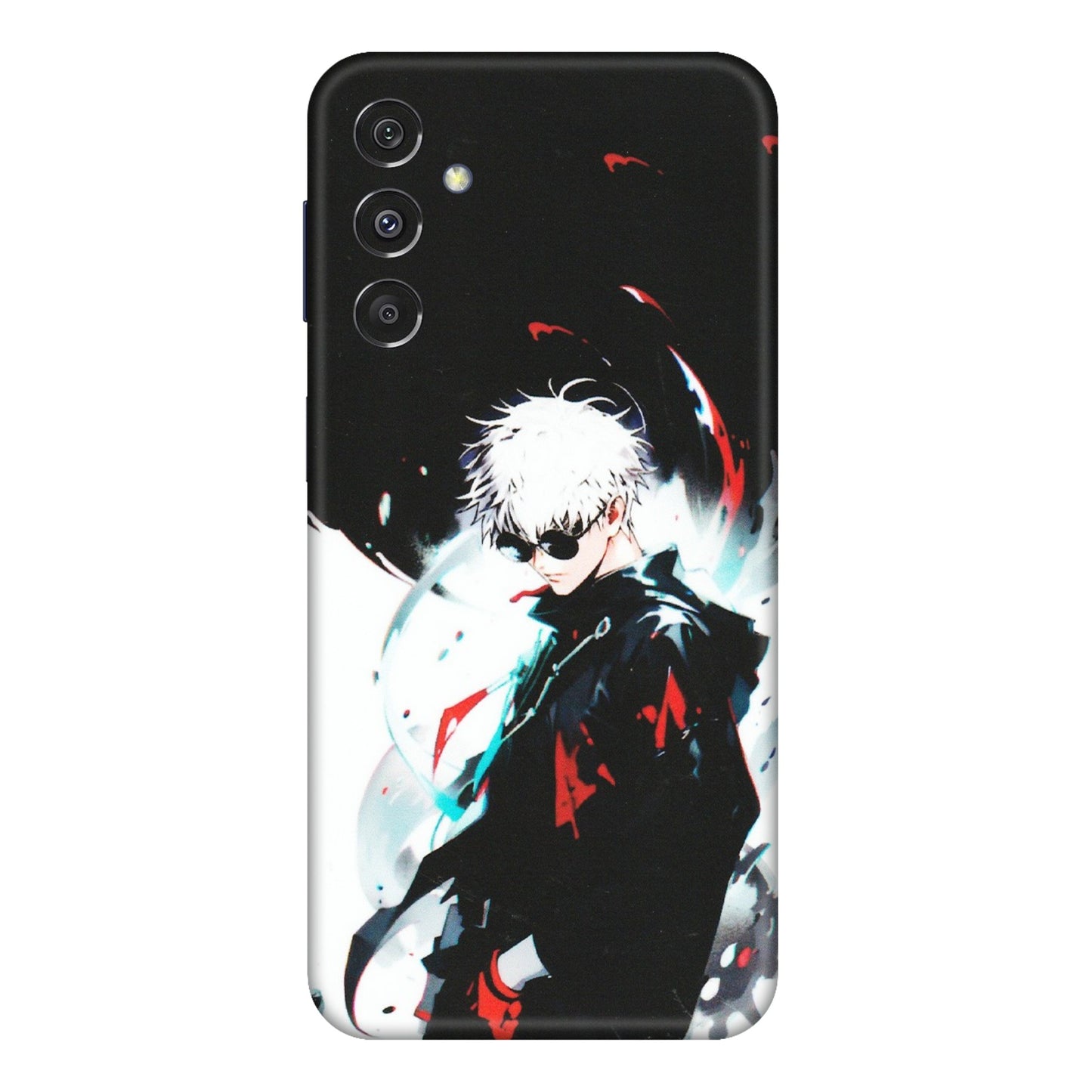 Samsung M/F/Note/Flip and C Phone Skins (All Models) - Gojo Powerful Charater Kaisen Anime - Matte Finish (M-144) Samsung Galaxy M34 (5G)