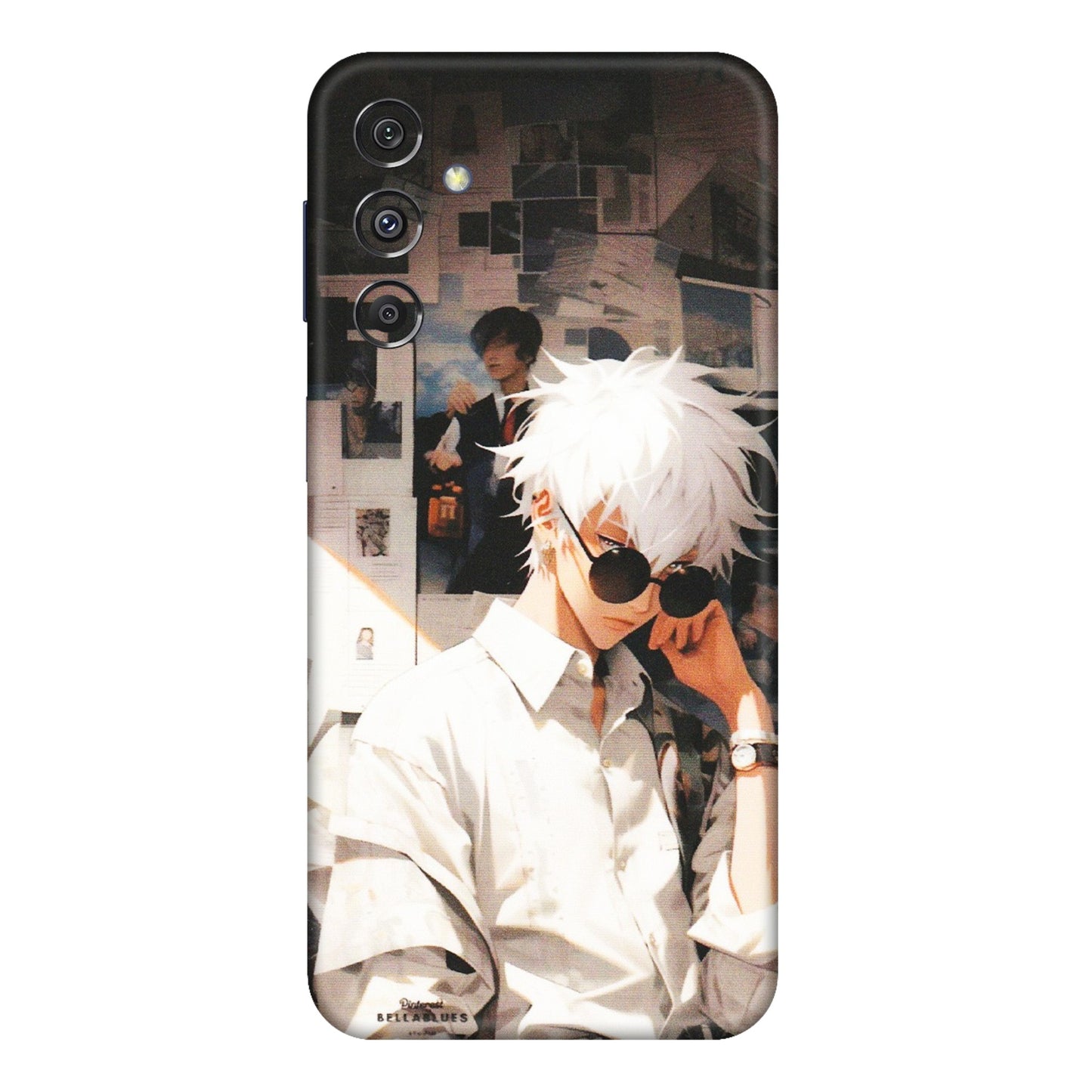 Samsung M/F/Note/Flip and C Phone Skins (All Models) - Gojo Satoru Jujustu Kaisen Anime - Matte Finish (M-156) Samsung Galaxy M34 (5G)