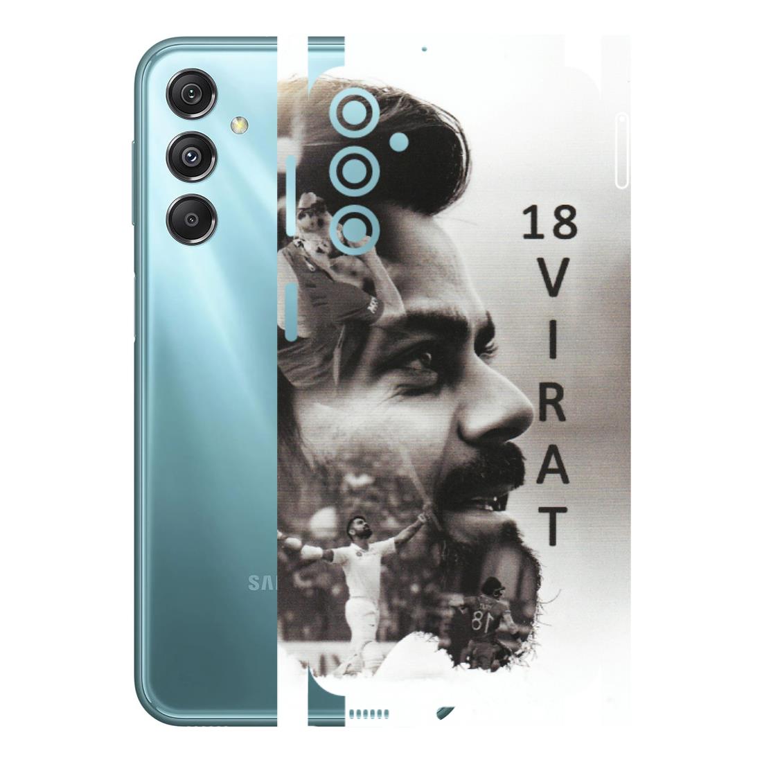 Samsung M/F/Note/Flip and C Phone Skins (All Models) - Virat Kohli Cricketer - Matte Finish (M-163) Samsung Galaxy M34 (5G)