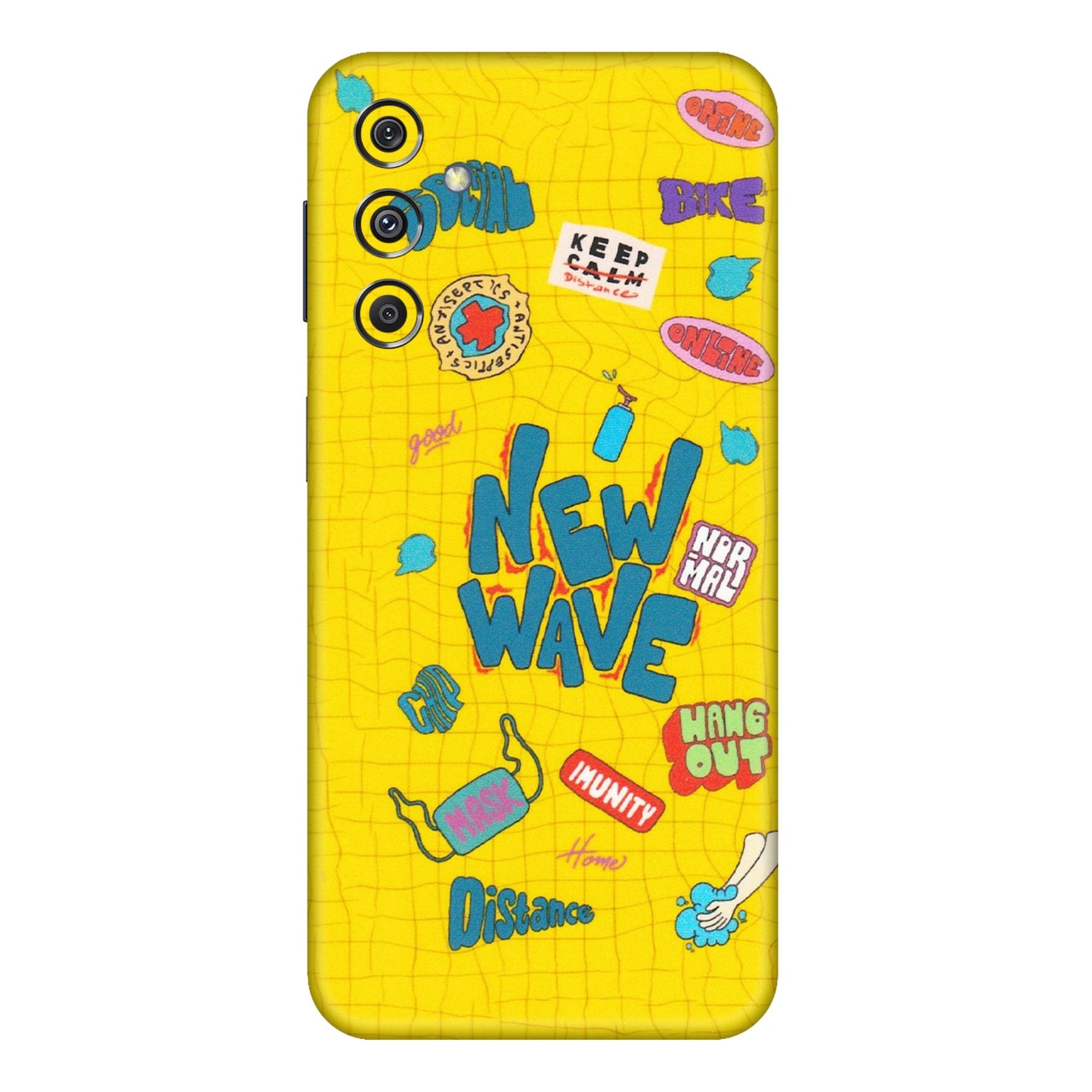 Samsung M/F/Note/Flip and C Phone Skins (All Models) - New Wave Life - Matte Finish (M-17) Samsung Galaxy M34 (5G)