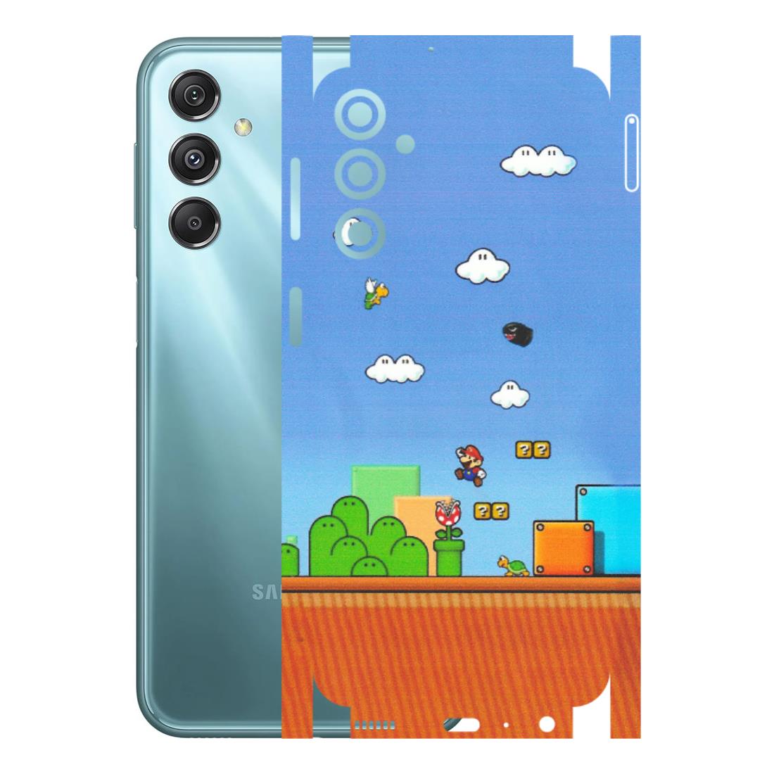 Samsung M/F/Note/Flip and C Phone Skins (All Models) - Mario Game Scene - Matte Finish (M-24) Samsung Galaxy M34 (5G)