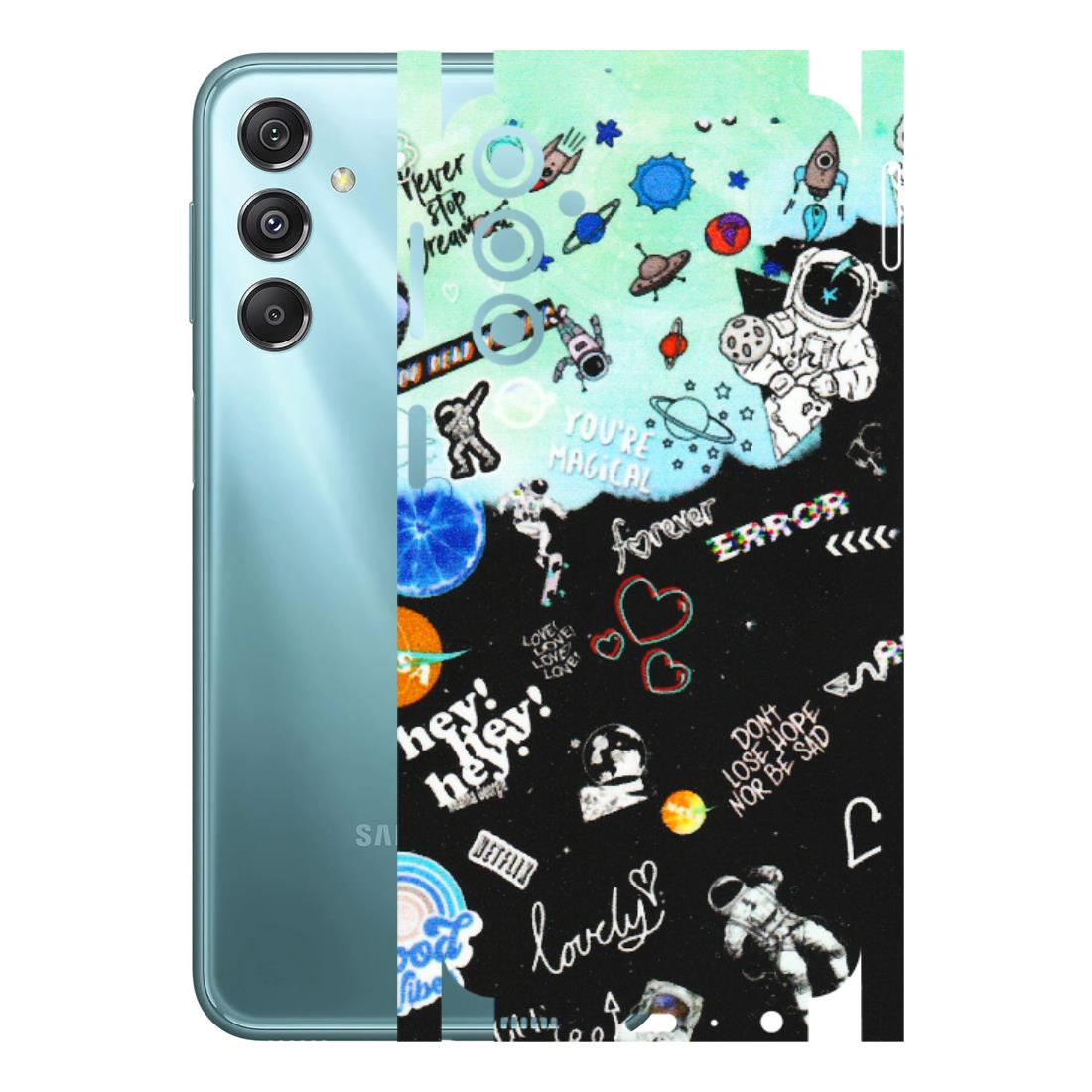 Samsung M/F/Note/Flip and C Phone Skins (All Models) - Living In A Space Dream - Matte Finish (M-46) Samsung Galaxy M34 (5G)
