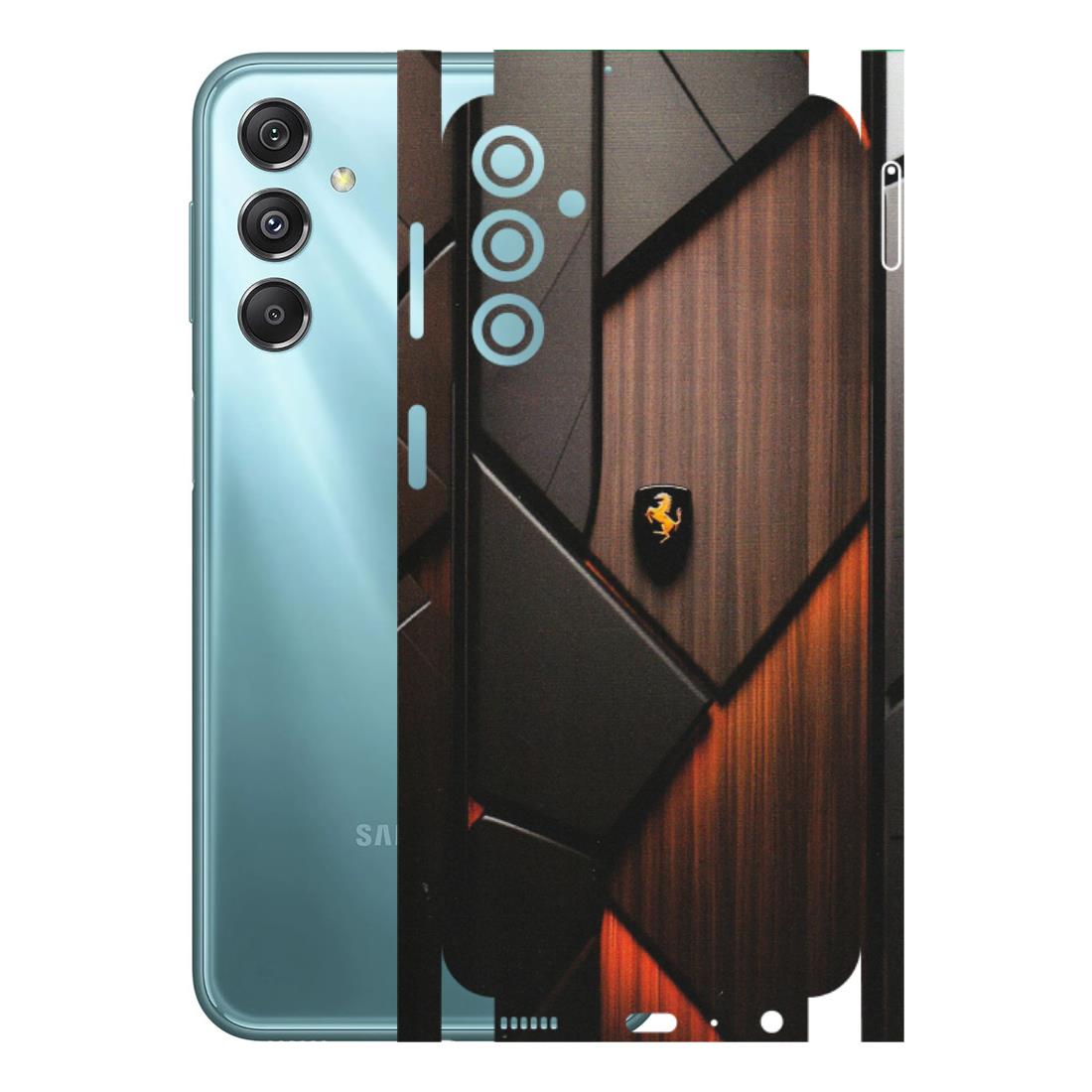 Samsung M/F/Note/Flip and C Phone Skins (All Models) - Lambo Beauty Wood Pattern Sober - Matte Finish (M-51) Samsung Galaxy M34 (5G)