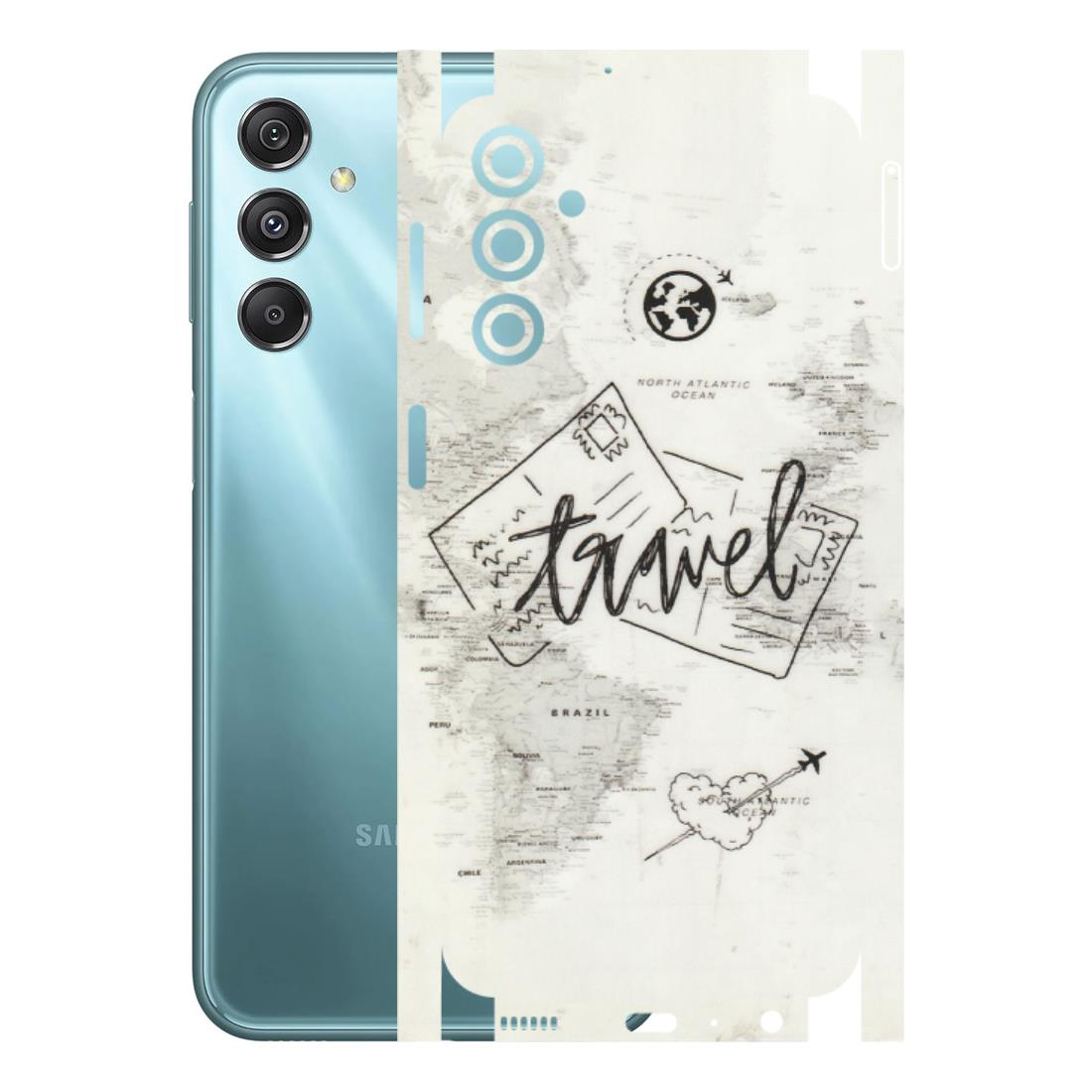 Samsung M/F/Note/Flip and C Phone Skins (All Models) - Travel Ticket - Transparent Finish (T-06) Samsung Galaxy M34 (5G)