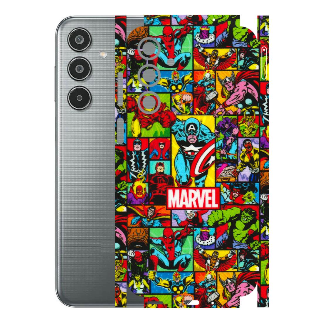 Samsung M/F/Note/Flip and C Phone Skins (All Models) - MARVELOUS Comic Characters - 3D Embossed Finish (L-129) Samsung Galaxy M35 (5G)
