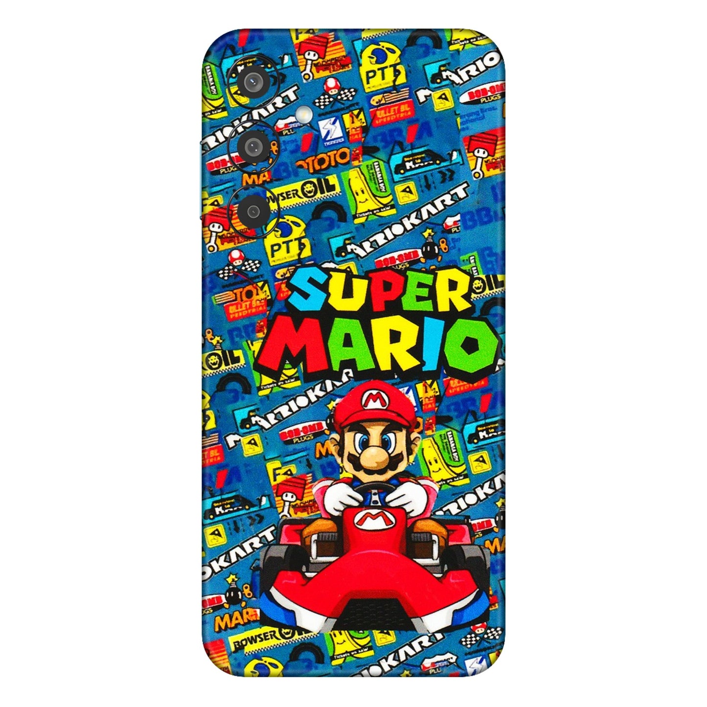 Samsung M/F/Note/Flip and C Phone Skins (All Models) - Super Mario Kart - 3D Embossed Finish (L-140) Samsung Galaxy M35 (5G)