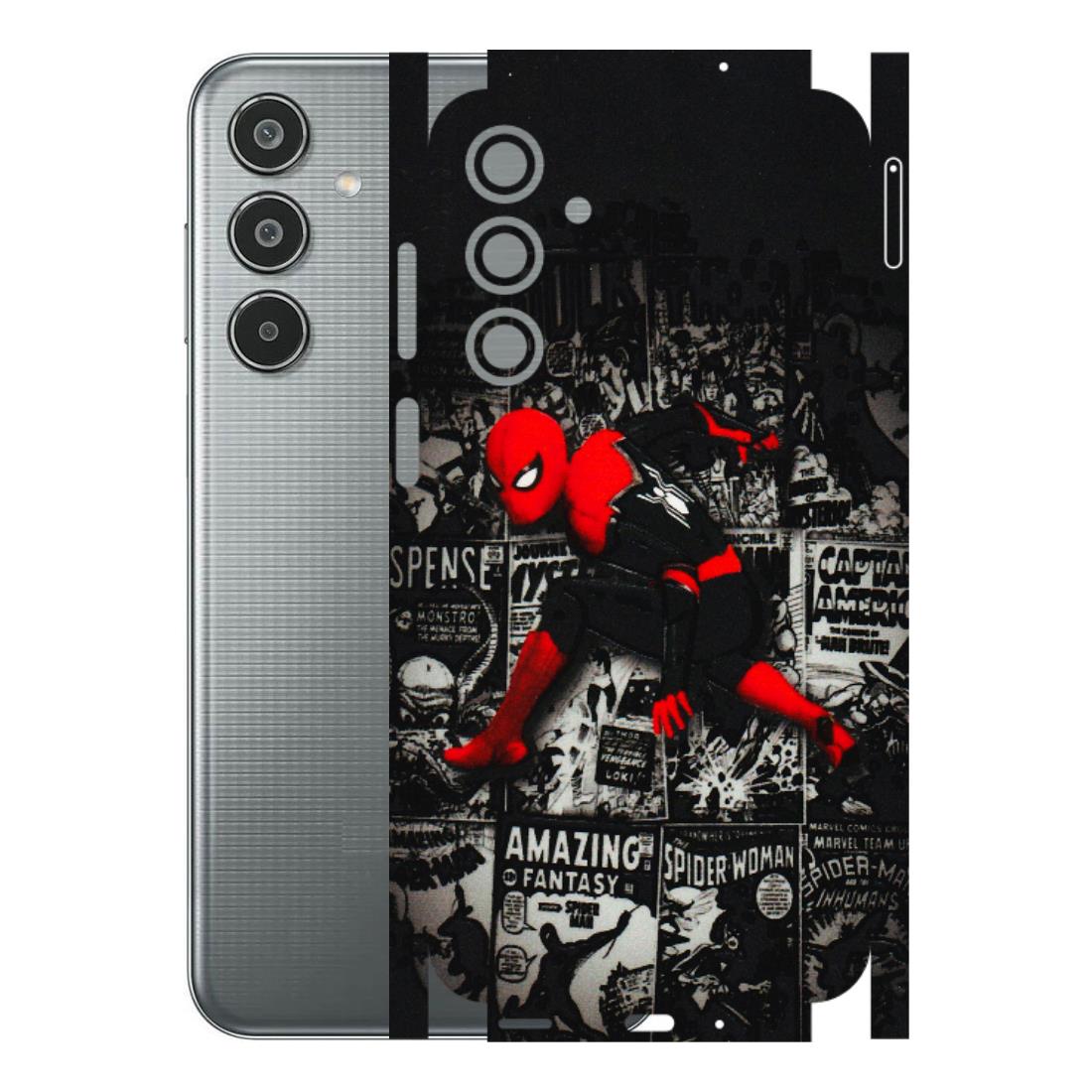 Samsung M/F/Note/Flip and C Phone Skins (All Models) - SpiderMan New - 3D Embossed Finish (L-162) Samsung Galaxy M35 (5G)