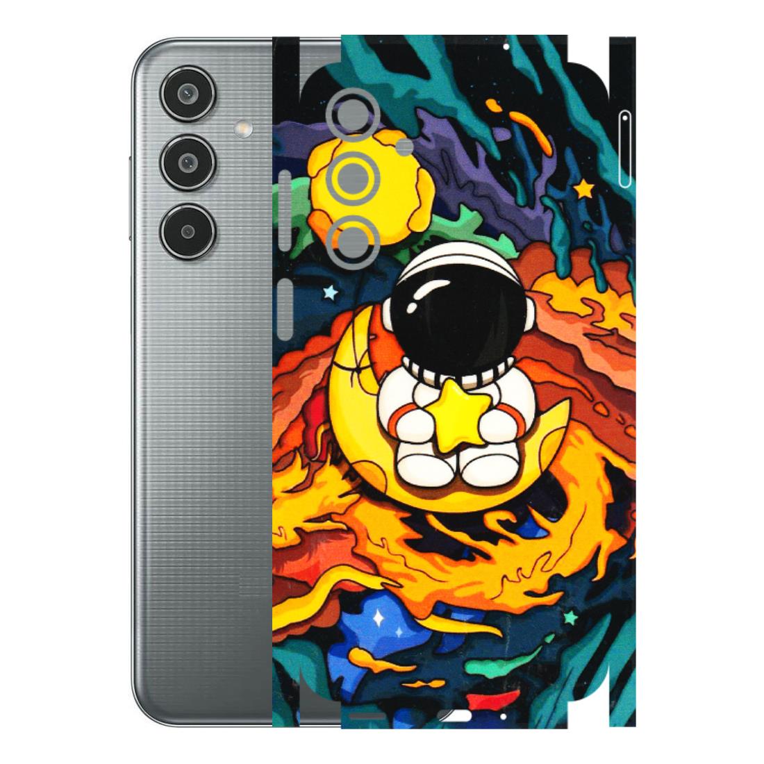 Samsung M/F/Note/Flip and C Phone Skins (All Models) - Baby Astronaut - 3D Embossed Finish (L-197) Samsung Galaxy M35 (5G)