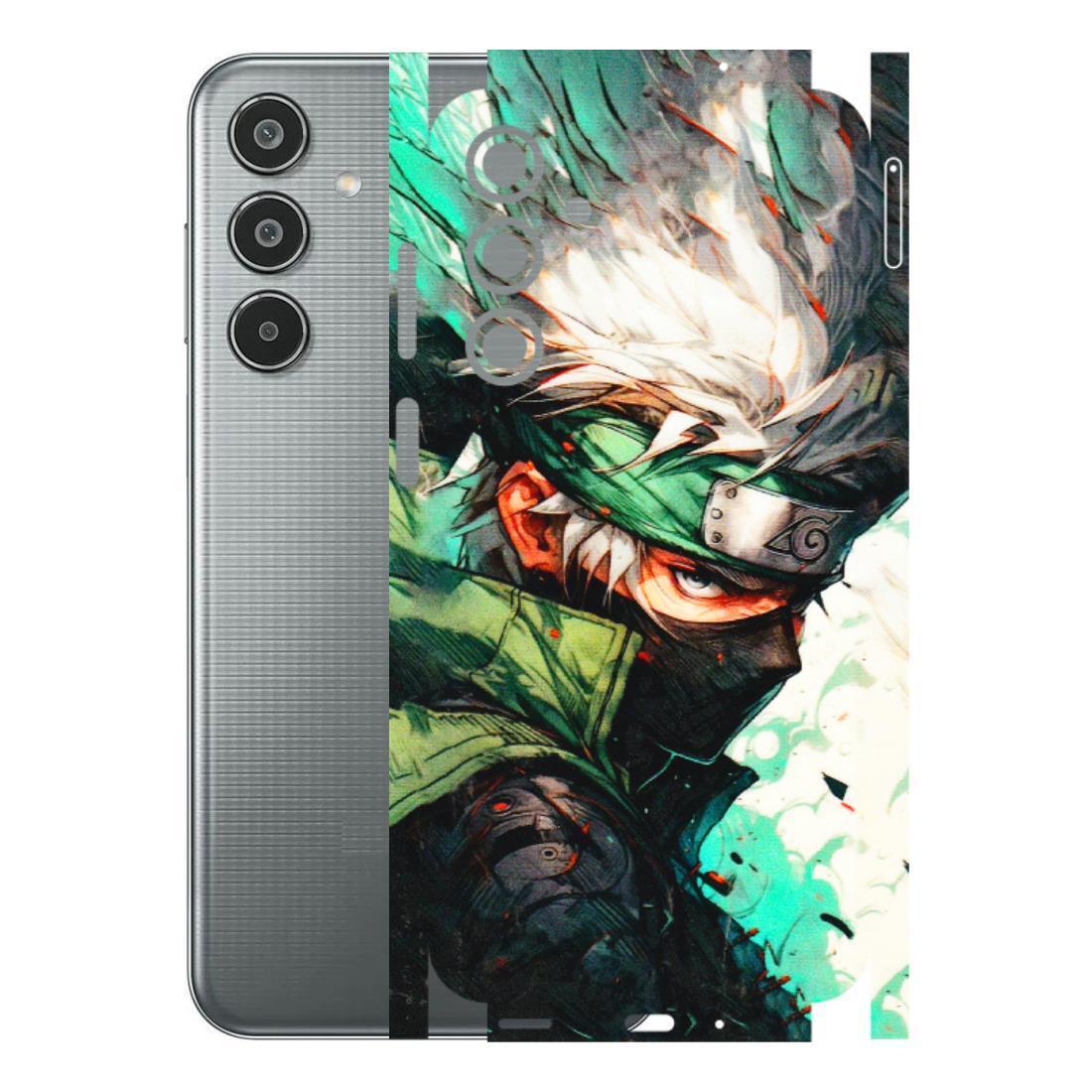 Samsung M/F/Note/Flip and C Phone Skins (All Models) - Kakashi Side Profile - 3D Embossed Finish (L-249) Samsung Galaxy M35 (5G)