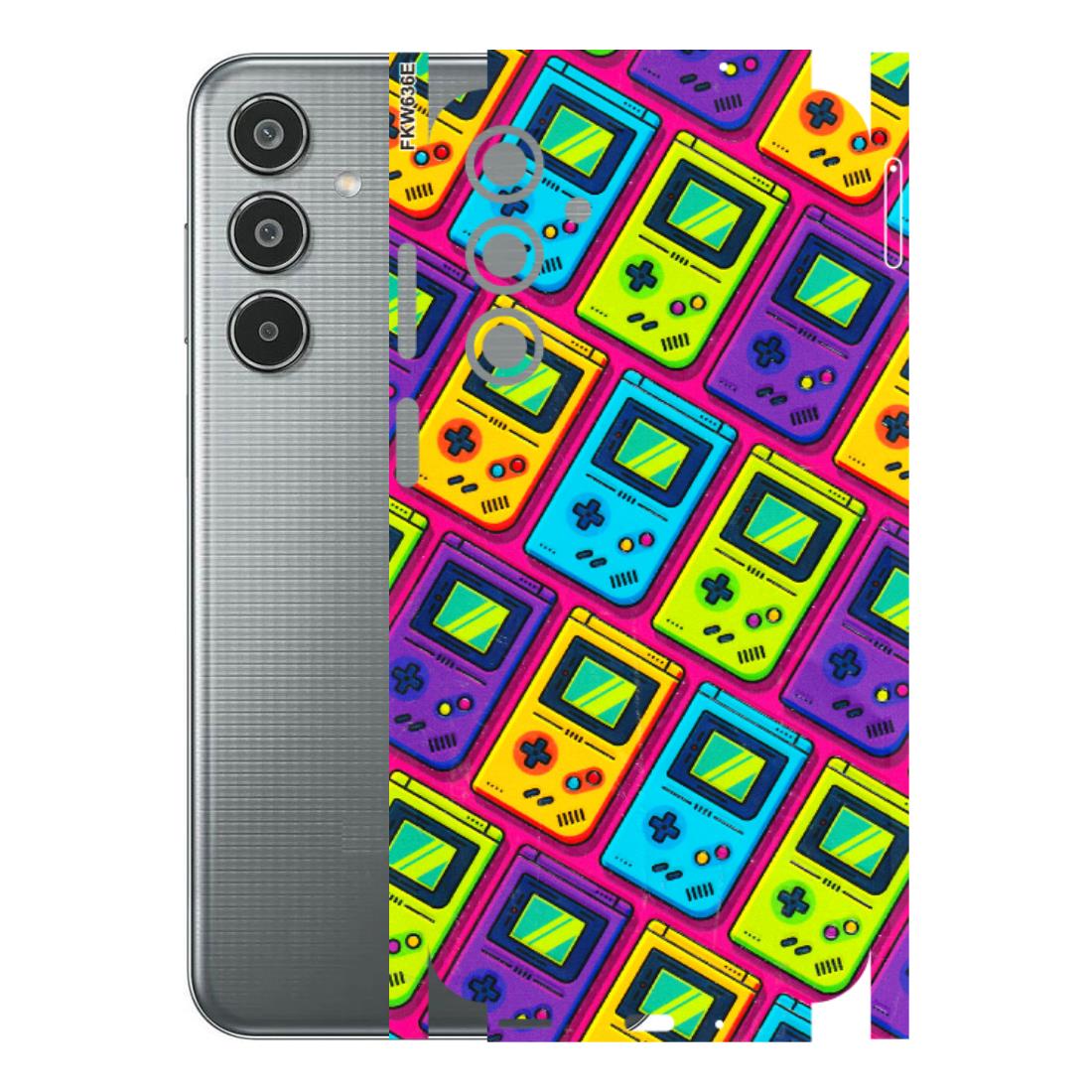 Samsung M/F/Note/Flip and C Phone Skins (All Models) - Gameboy Colourful - 3D Embossed Finish (L-266) Samsung Galaxy M35 (5G)