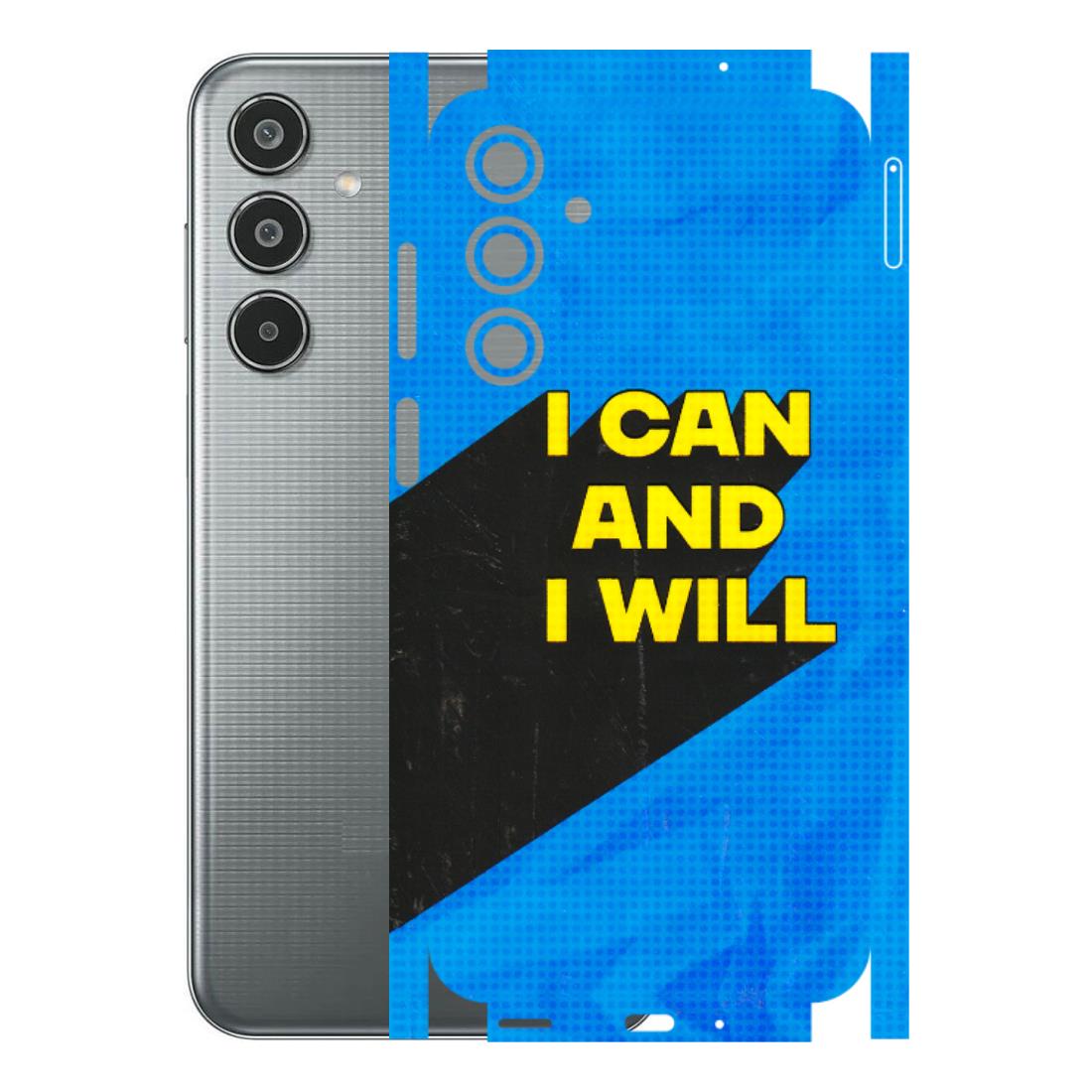 Samsung M/F/Note/Flip and C Phone Skins (All Models) - I Can And I Will - 3D Embossed Finish (L-281) Samsung Galaxy M35 (5G)