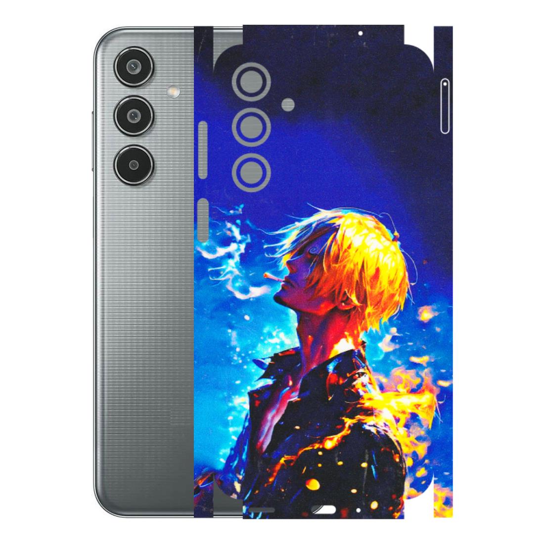 Samsung M/F/Note/Flip and C Phone Skins (All Models) - Sanji Vinsmoke One Piece - 3D Embossed Finish (L-319) Samsung Galaxy M35 (5G)