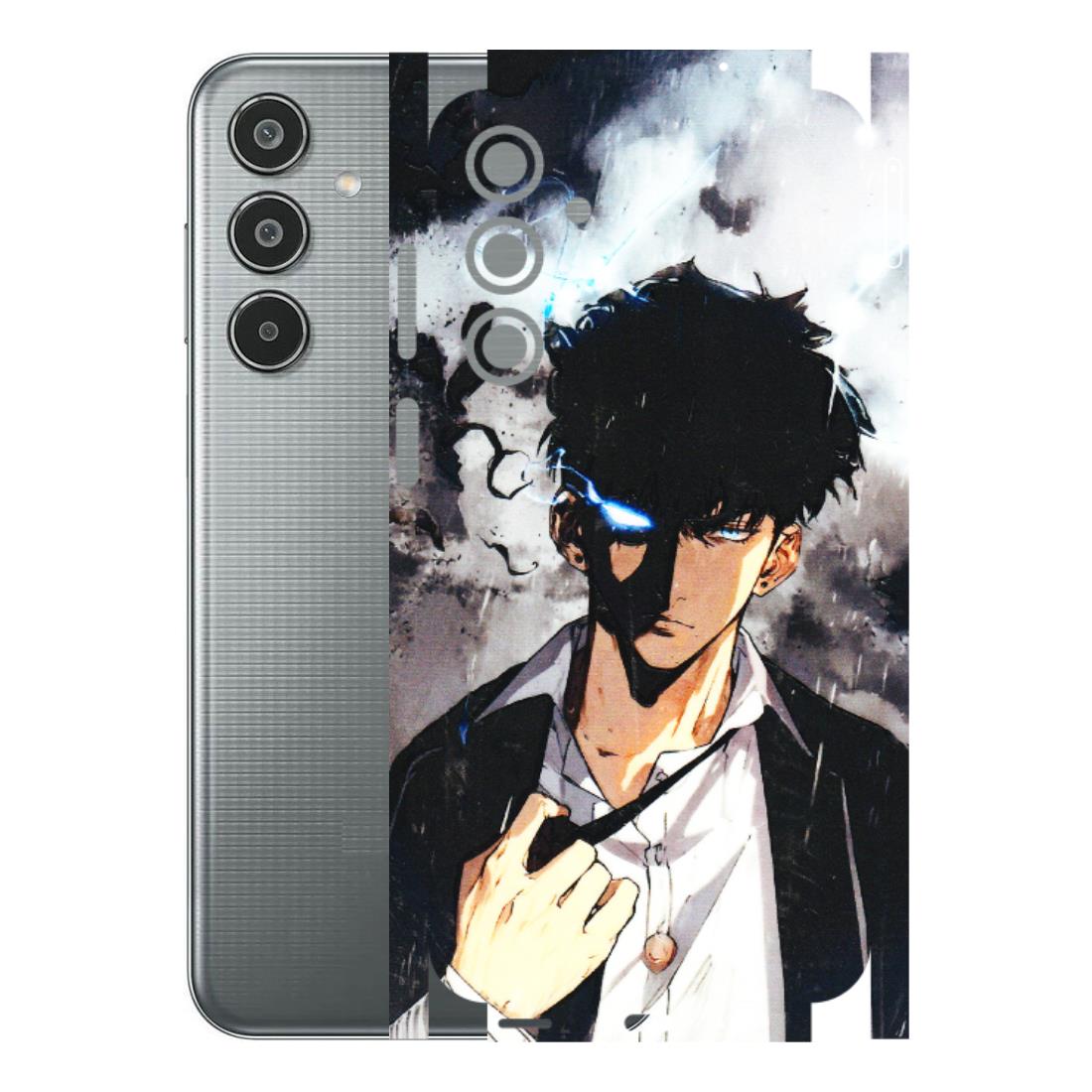 Samsung M/F/Note/Flip and C Phone Skins (All Models) - Sung Jinwoo Manhwa Anime - 3D Embossed Finish (L-328) Samsung Galaxy M35 (5G)