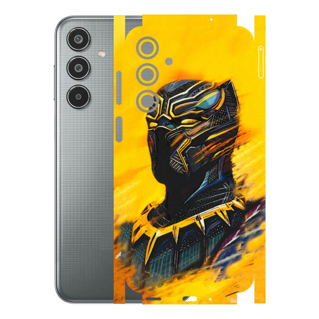 Samsung M/F/Note/Flip and C Phone Skins (All Models) - Yellow Panther - 3D Embossed Finish (L-54) Samsung Galaxy M35 (5G)