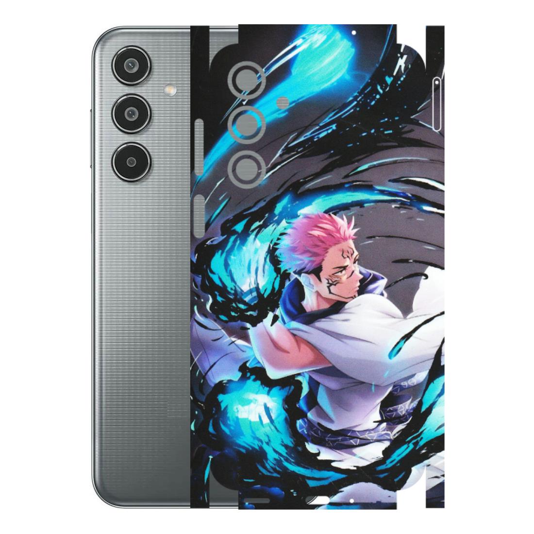 Samsung M/F/Note/Flip and C Phone Skins (All Models) - New Jujutsu Kaisen Grey Blue Anime - Matte Finish (M-127) Samsung Galaxy M35 (5G)