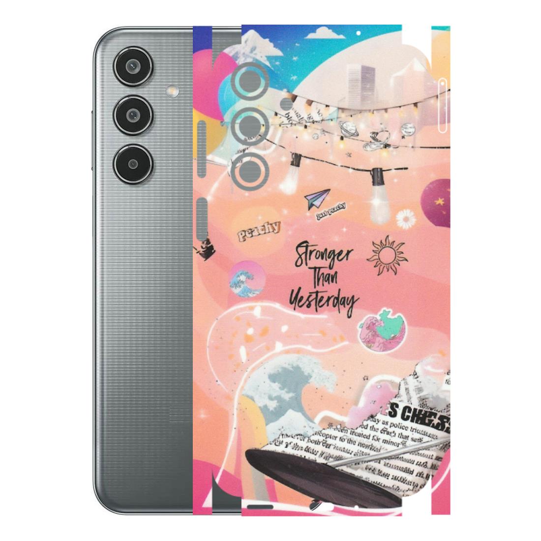 Samsung M/F/Note/Flip and C Phone Skins (All Models) - Stronger Then Yesterday - Matte Finish (M-128) Samsung Galaxy M35 (5G)