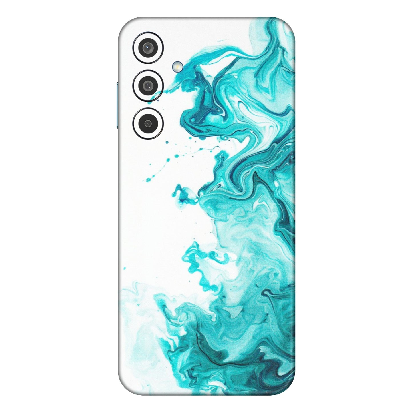 Samsung M/F/Note/Flip and C Phone Skins (All Models) - Sky Blue Abstract Colour - Matte Finish (M-146) Samsung Galaxy M35 (5G)