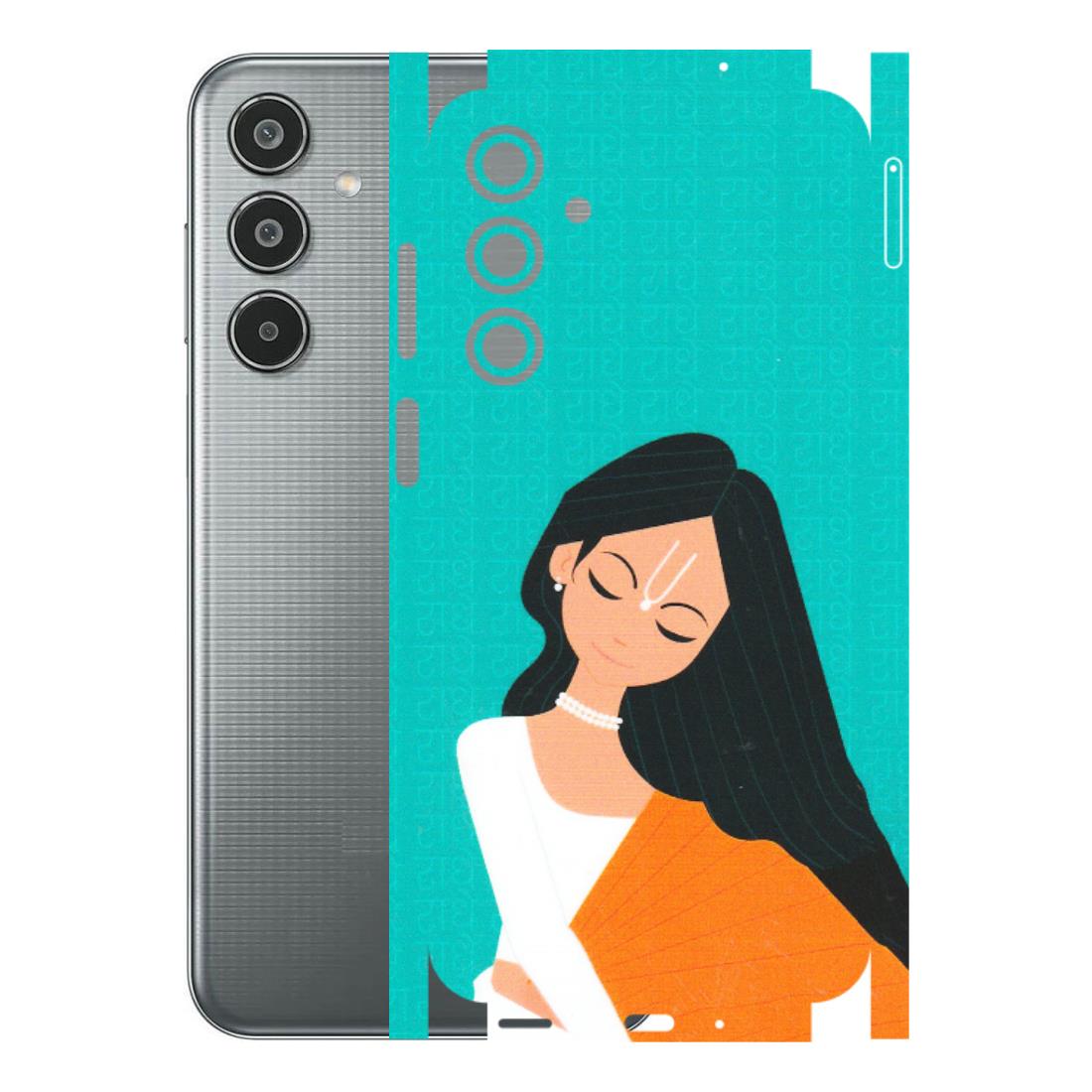 Samsung M/F/Note/Flip and C Phone Skins (All Models) - Radhe Radhe With Hindu Symbol - Matte Finish (M-164) Samsung Galaxy M35 (5G)
