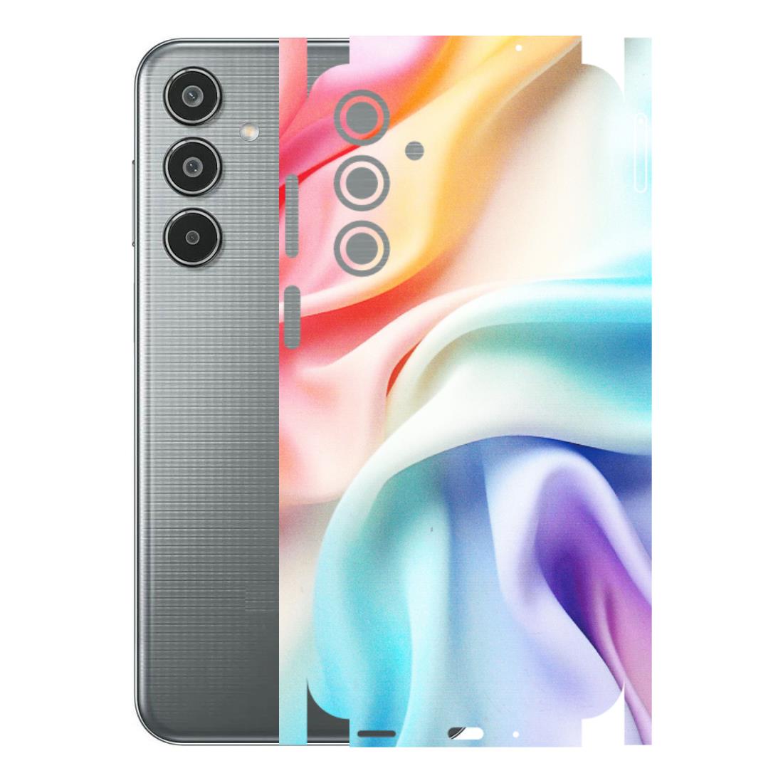 Samsung M/F/Note/Flip and C Phone Skins (All Models) - Colourful Silk Cloth - Matte Finish (M-165) Samsung Galaxy M35 (5G)