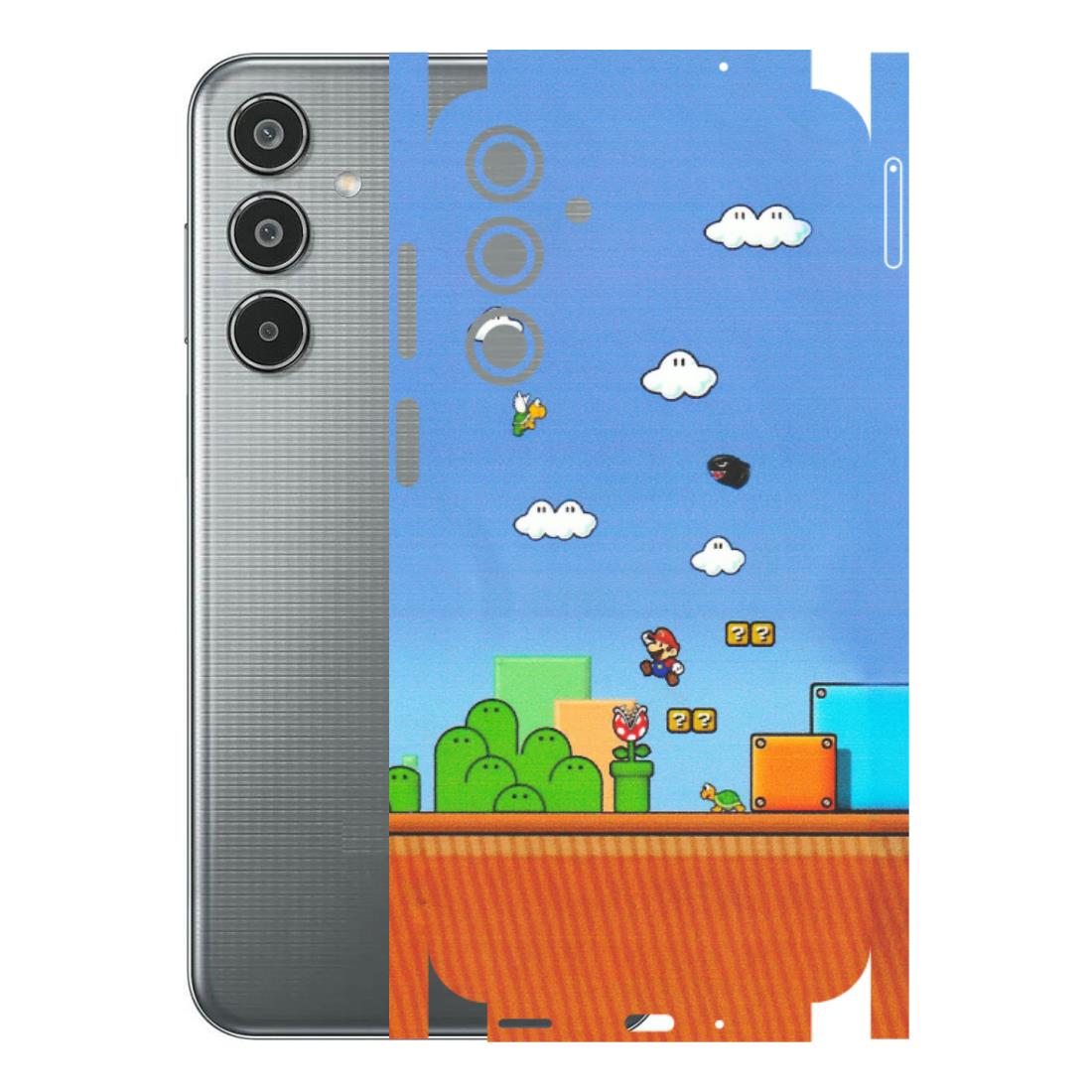 Samsung M/F/Note/Flip and C Phone Skins (All Models) - Mario Game Scene - Matte Finish (M-24) Samsung Galaxy M35 (5G)