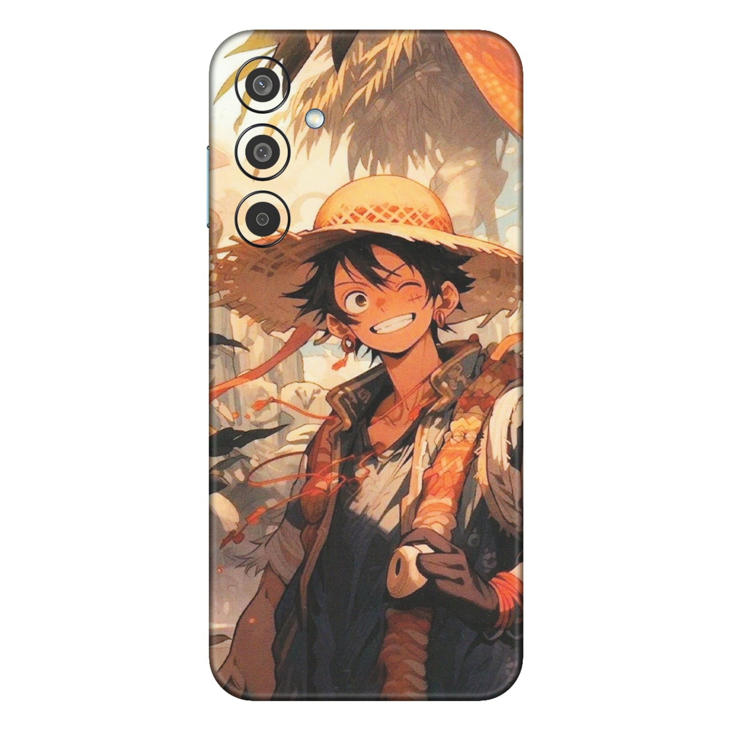 Samsung M/F/Note/Flip and C Phone Skins (All Models) - Anime Character Smile - Matte Finish (M-33) Samsung Galaxy M35 (5G)