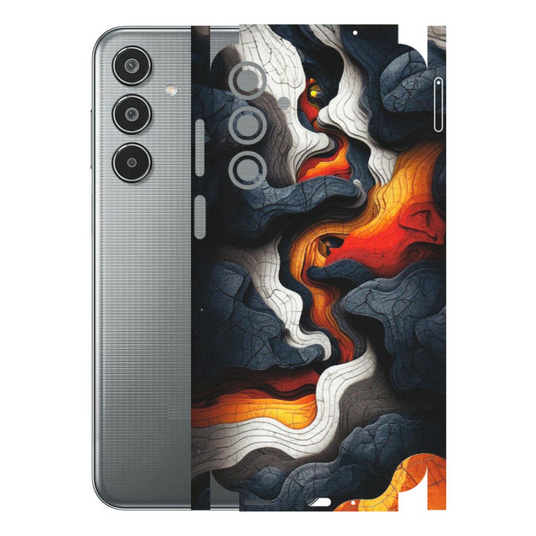 Samsung M/F/Note/Flip and C Phone Skins (All Models) - Abstract Volcanic Layers - Matte Finish (M-52) Samsung Galaxy M35 (5G)