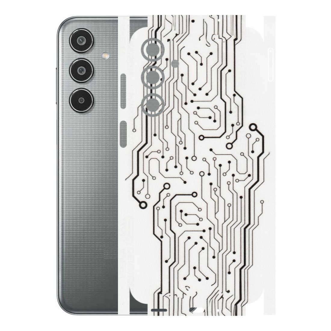 Samsung M/F/Note/Flip and C Phone Skins (All Models) - Tech Circuits - Transparent Finish (T-03) Samsung Galaxy M35 (5G)
