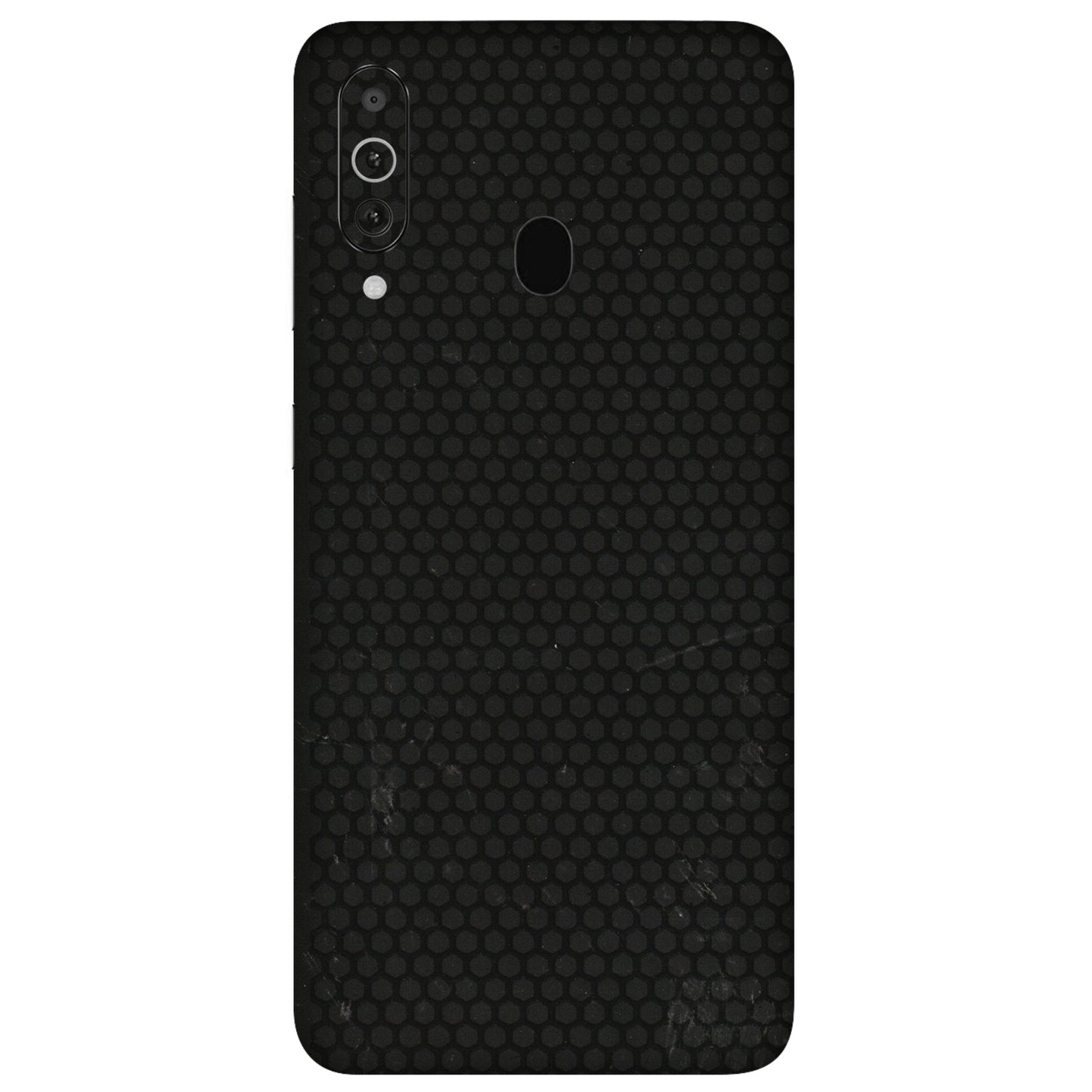 Samsung M/F/Note/Flip and C Phone Skins (All Models) - Black honeycomb - 3D Embossed Finish (L-114) Samsung Galaxy M40
