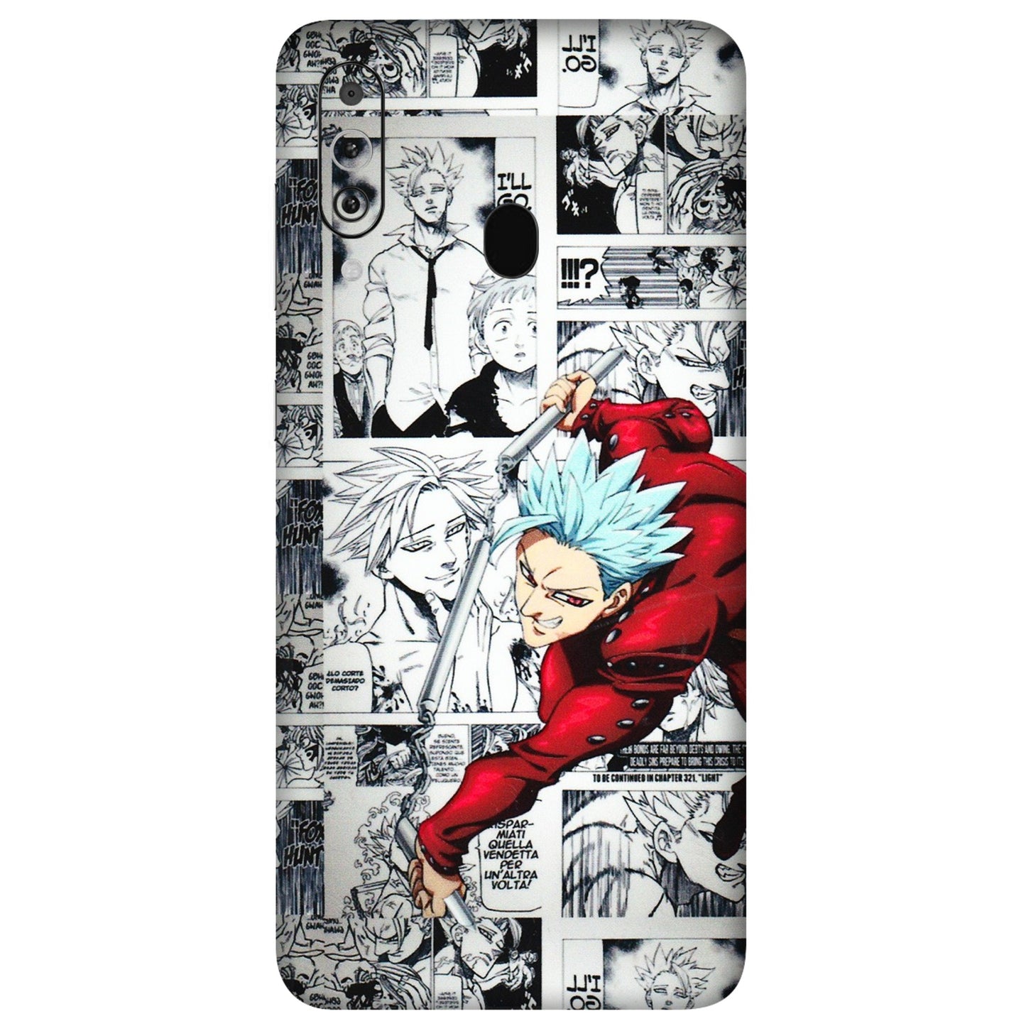 Samsung M/F/Note/Flip and C Phone Skins (All Models) - Anime Comic - 3D Embossed Finish (L-192) Samsung Galaxy M40