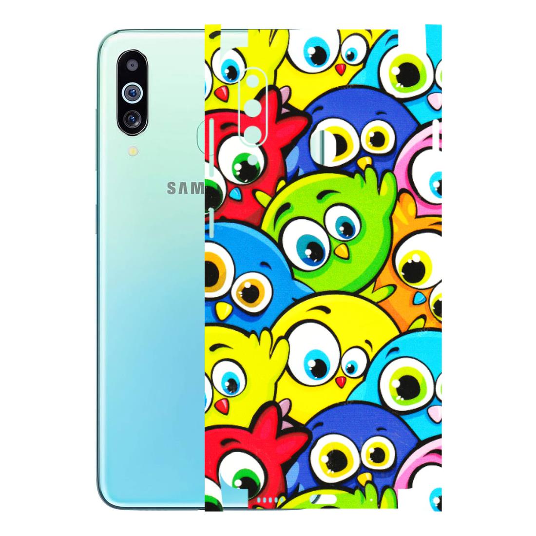 Samsung M/F/Note/Flip and C Phone Skins (All Models) - Cute Fluffy Birds - 3D Embossed Finish (L-213) Samsung Galaxy M40