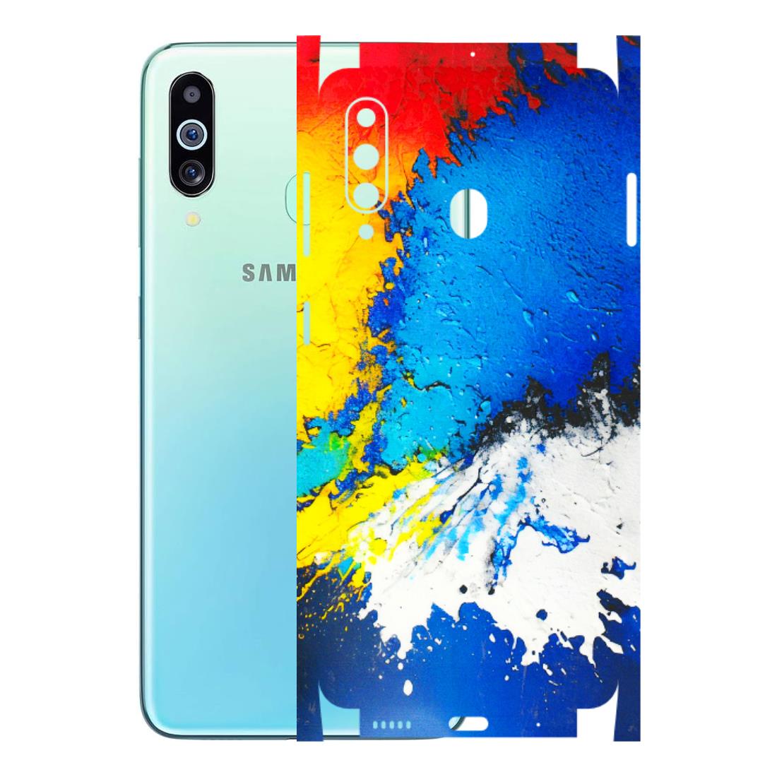 Samsung M/F/Note/Flip and C Phone Skins (All Models) - Acrylic Paint Spill - 3D Embossed Finish (L-229) Samsung Galaxy M40