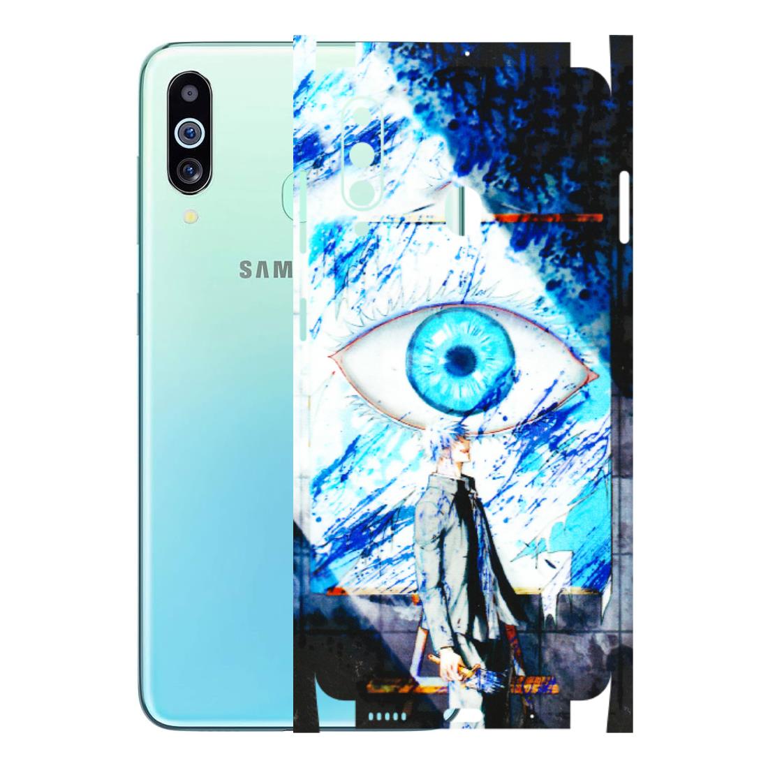 Samsung M/F/Note/Flip and C Phone Skins (All Models) - Gojo Satoru evil eye - 3D Embossed Finish (L-239) Samsung Galaxy M40