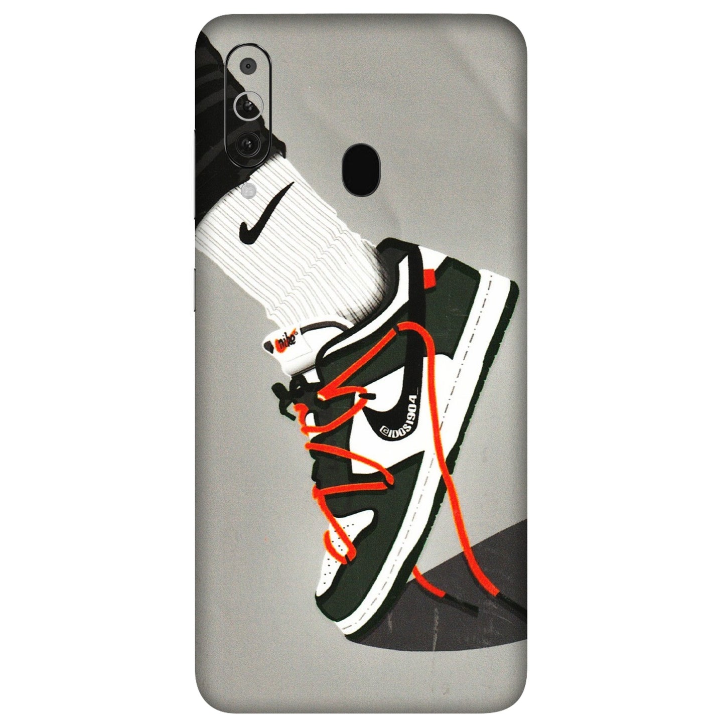 Samsung M/F/Note/Flip and C Phone Skins (All Models) - New Grey Sneaker - 3D Embossed Finish (L-261) Samsung Galaxy M40