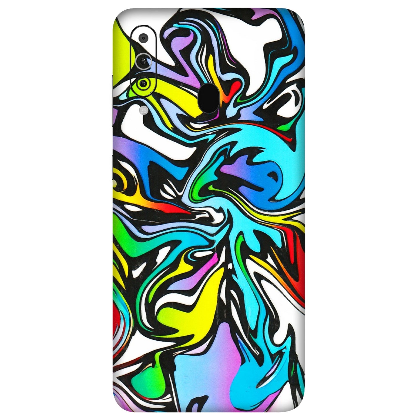 Samsung M/F/Note/Flip and C Phone Skins (All Models) - Abstract Colour Paints - 3D Embossed Finish (L-271) Samsung Galaxy M40