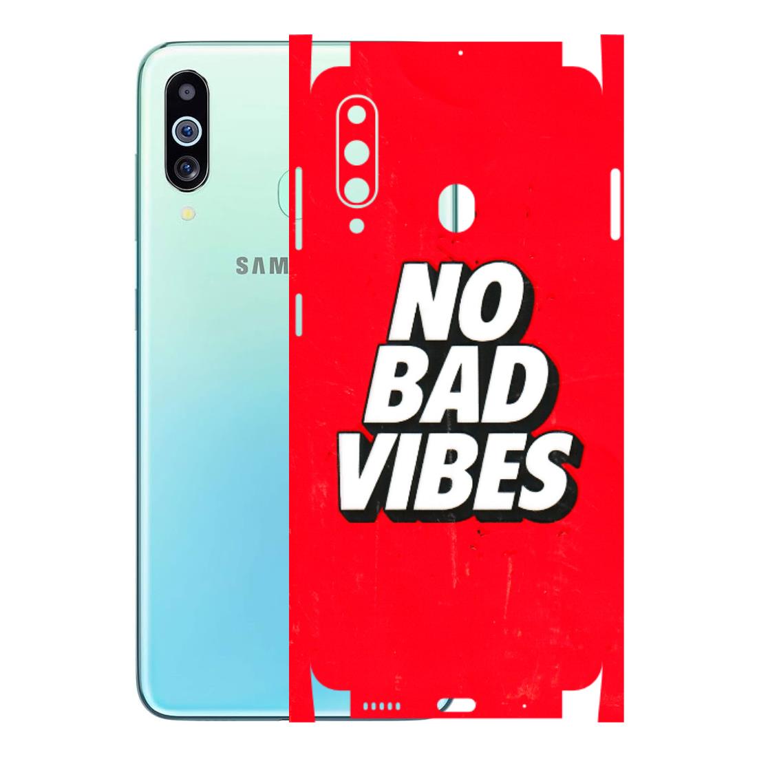 Samsung M/F/Note/Flip and C Phone Skins (All Models) - No Bad Vibes - 3D Embossed Finish (L-280) Samsung Galaxy M40