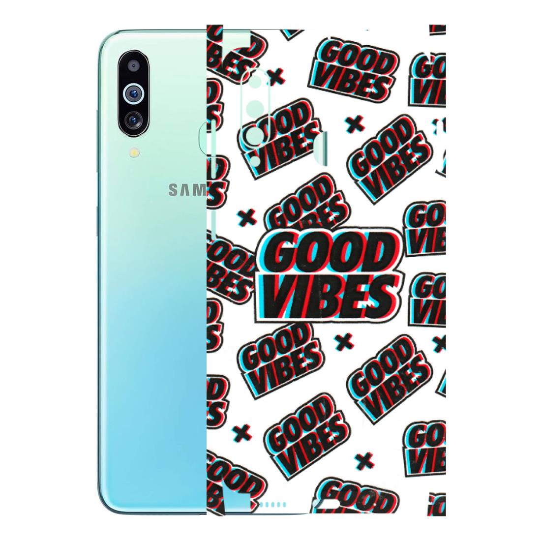Samsung M/F/Note/Flip and C Phone Skins (All Models) - Good Vibes - 3D Embossed Finish (L-282) Samsung Galaxy M40