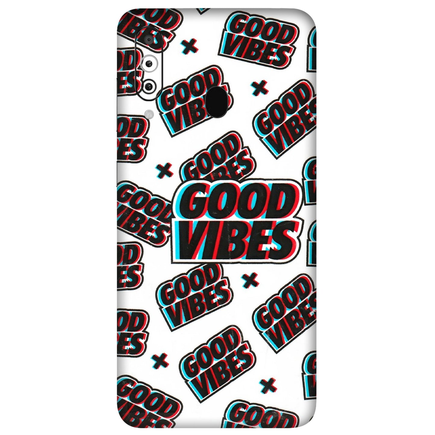 Samsung M/F/Note/Flip and C Phone Skins (All Models) - Good Vibes - 3D Embossed Finish (L-282) Samsung Galaxy M40