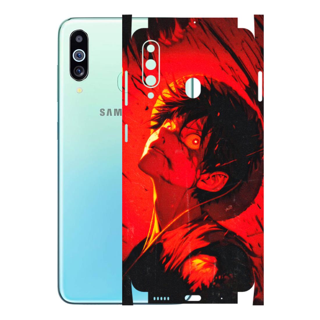 Samsung M/F/Note/Flip and C Phone Skins (All Models) - D.Luffy Power Up One Piece Anime - 3D Embossed Finish (L-326) Samsung Galaxy M40