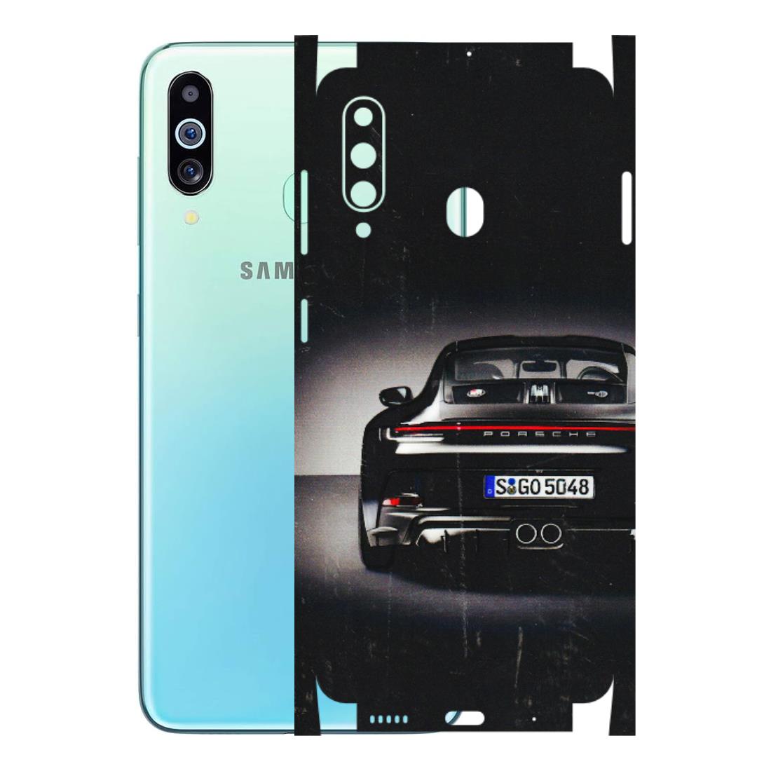 Samsung M/F/Note/Flip and C Phone Skins (All Models) - New Black Porsche GT3 - 3D Embossed Finish (L-327) Samsung Galaxy M40