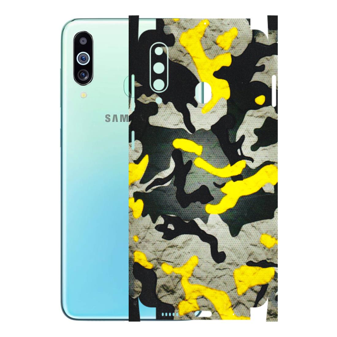 Samsung M/F/Note/Flip and C Phone Skins (All Models) - Yellow Camouflage - 3D Embossed Finish (L-61) Samsung Galaxy M40