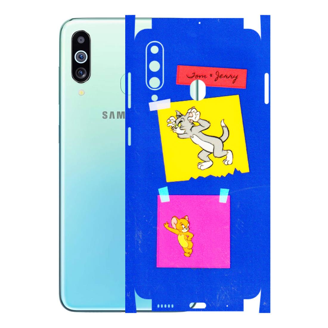 Samsung M/F/Note/Flip and C Phone Skins (All Models) - Tom N Jerry Sticky Notes - 3D Embossed Finish (L-88) Samsung Galaxy M40