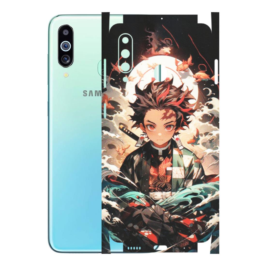 Samsung M/F/Note/Flip and C Phone Skins (All Models) - Tanjiro Demon Slayer Anime - Matte Finish (M-158) Samsung Galaxy M40