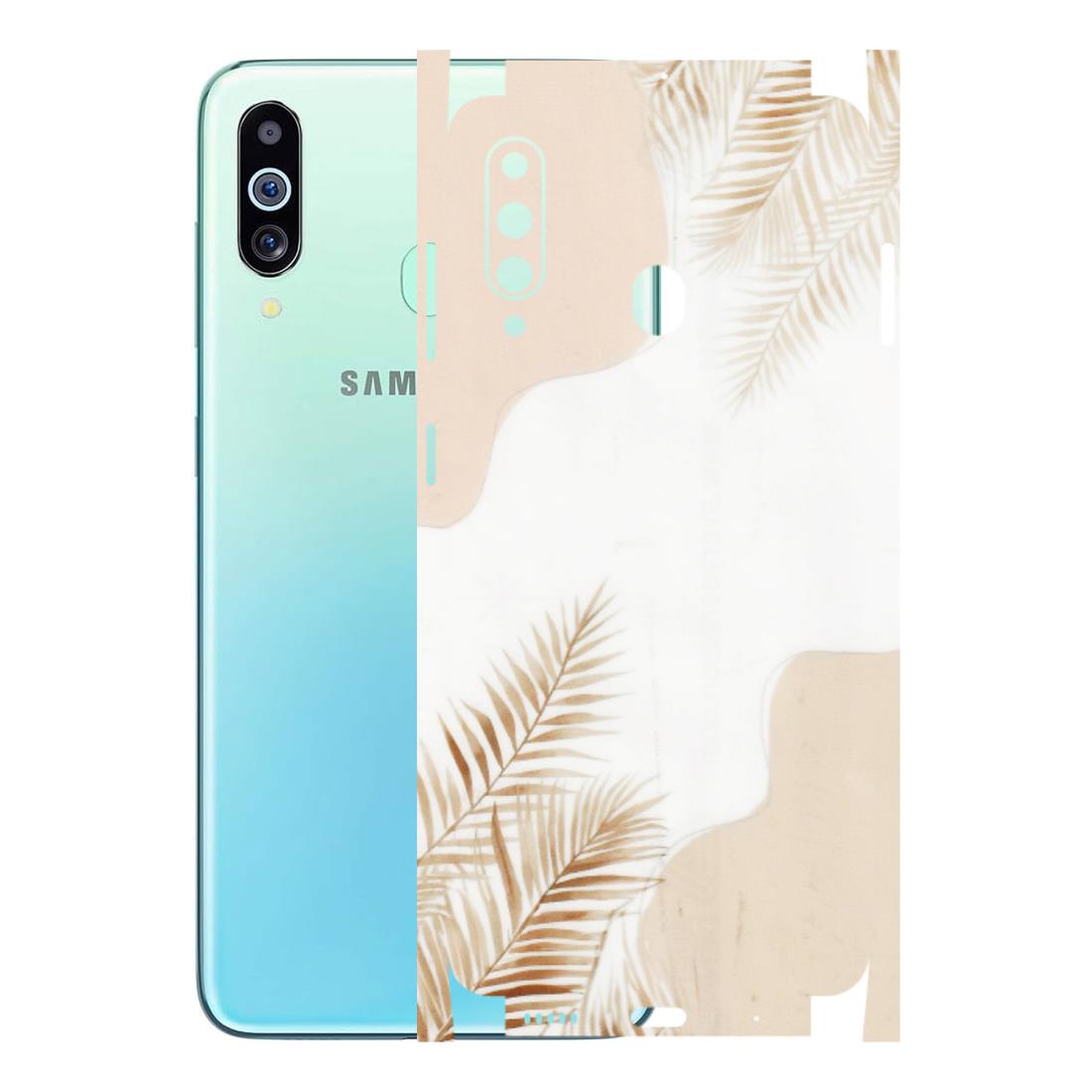 Samsung M/F/Note/Flip and C Phone Skins (All Models) - Gold Petals Abstract - Transparent Finish (T-08) Samsung Galaxy M40