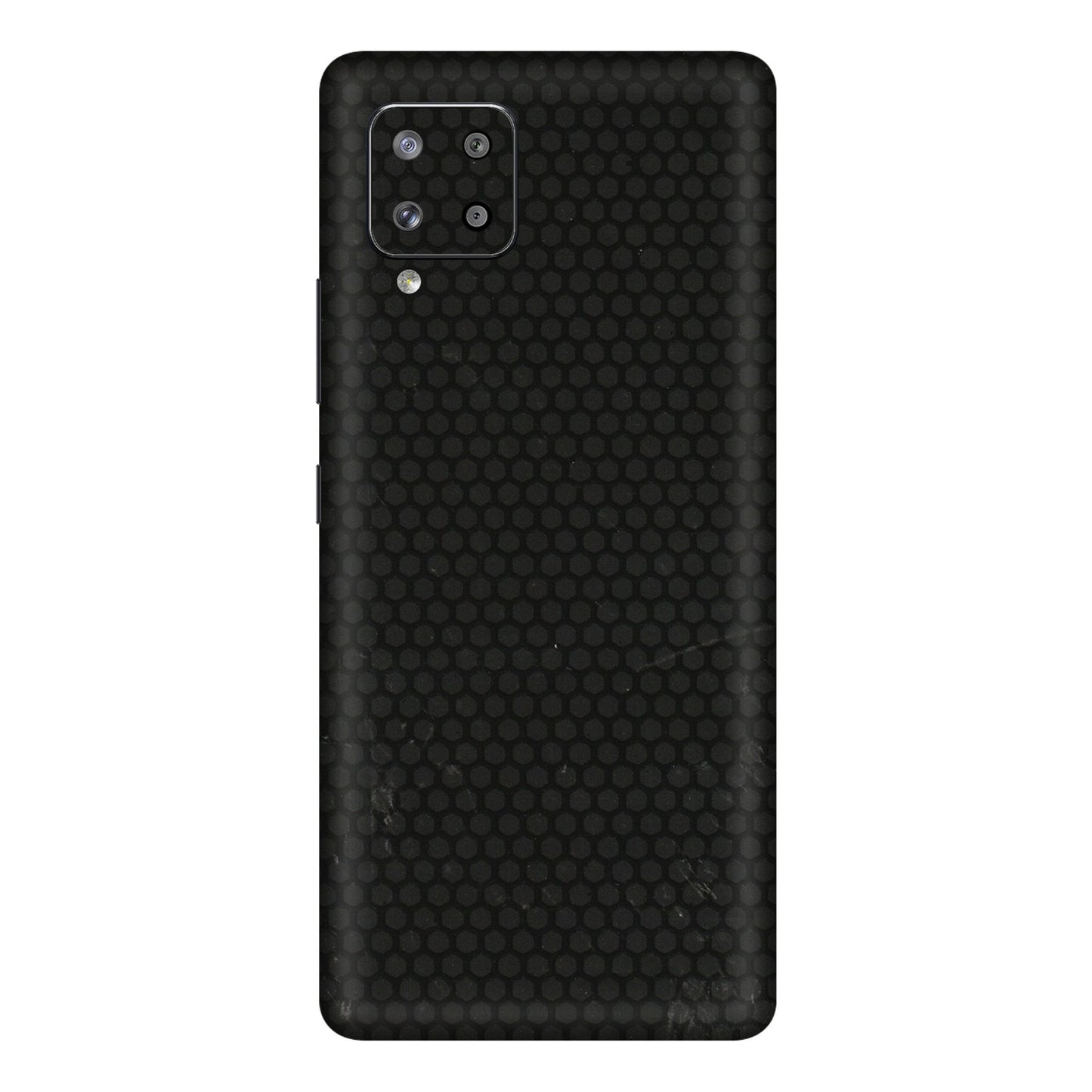 Samsung M/F/Note/Flip and C Phone Skins (All Models) - Black honeycomb - 3D Embossed Finish (L-114) Samsung Galaxy M42