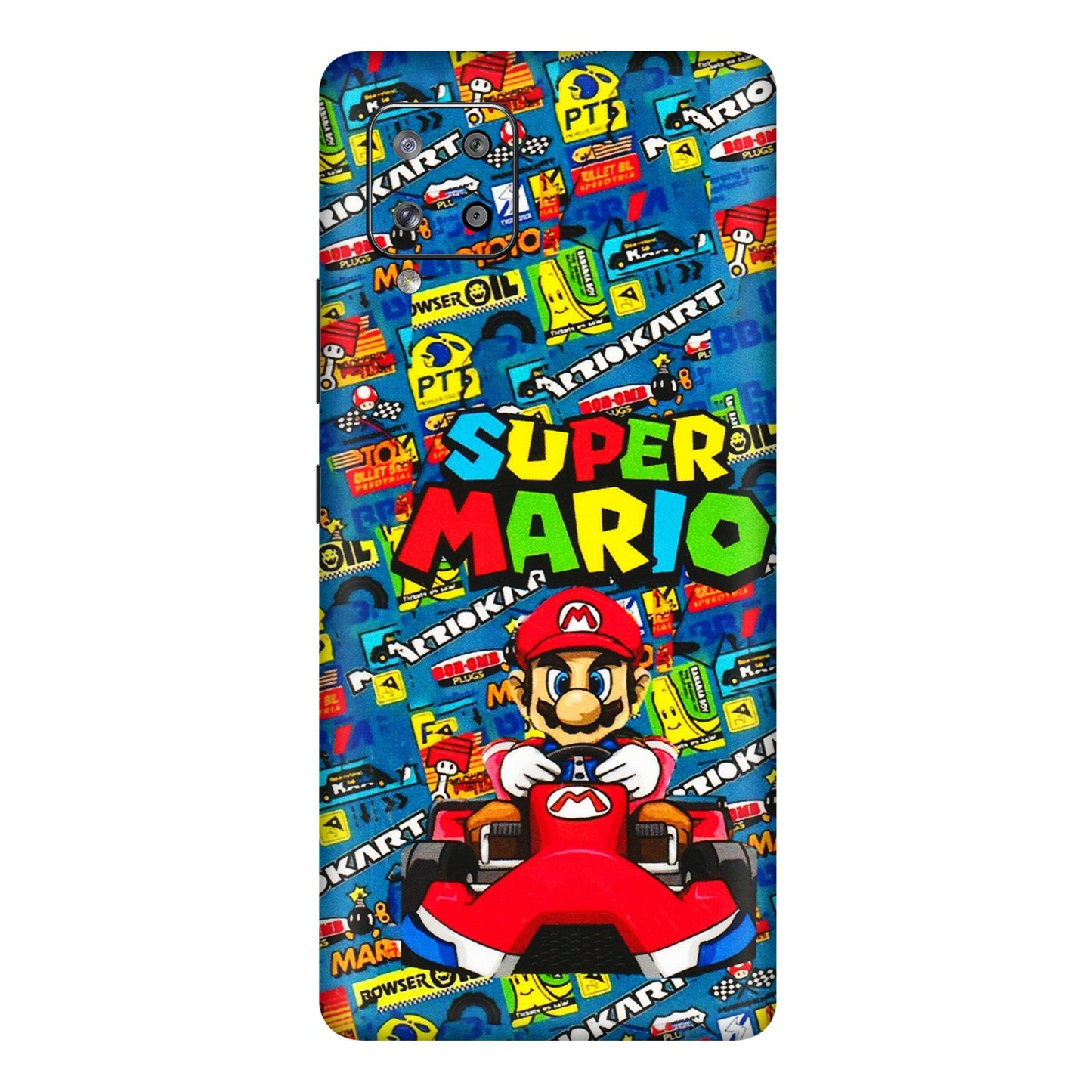 Samsung M/F/Note/Flip and C Phone Skins (All Models) - Super Mario Kart - 3D Embossed Finish (L-140) Samsung Galaxy M42