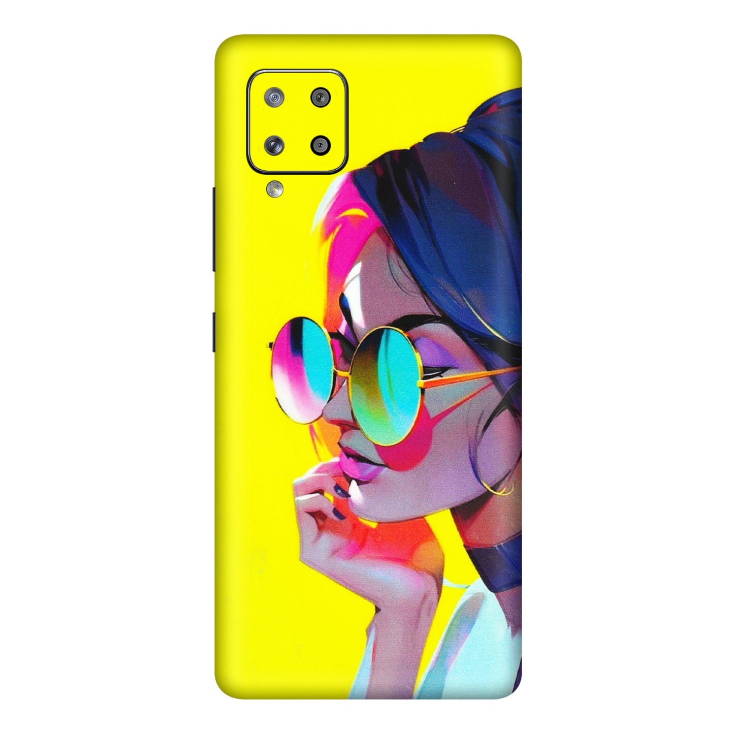 Samsung M/F/Note/Flip and C Phone Skins (All Models) - Bold Stylish Girl - 3D Embossed Finish (L-222) Samsung Galaxy M42