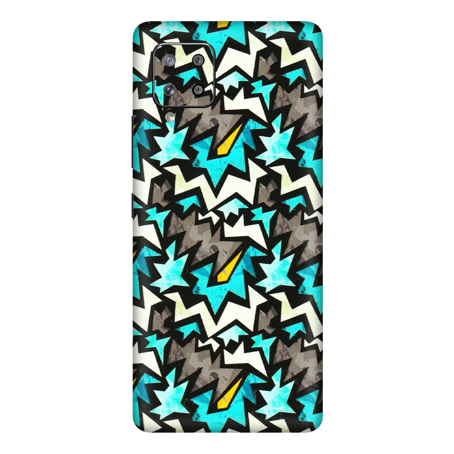 Samsung M/F/Note/Flip and C Phone Skins (All Models) - Funky Zig Zag - 3D Embossed Finish (L-223) Samsung Galaxy M42